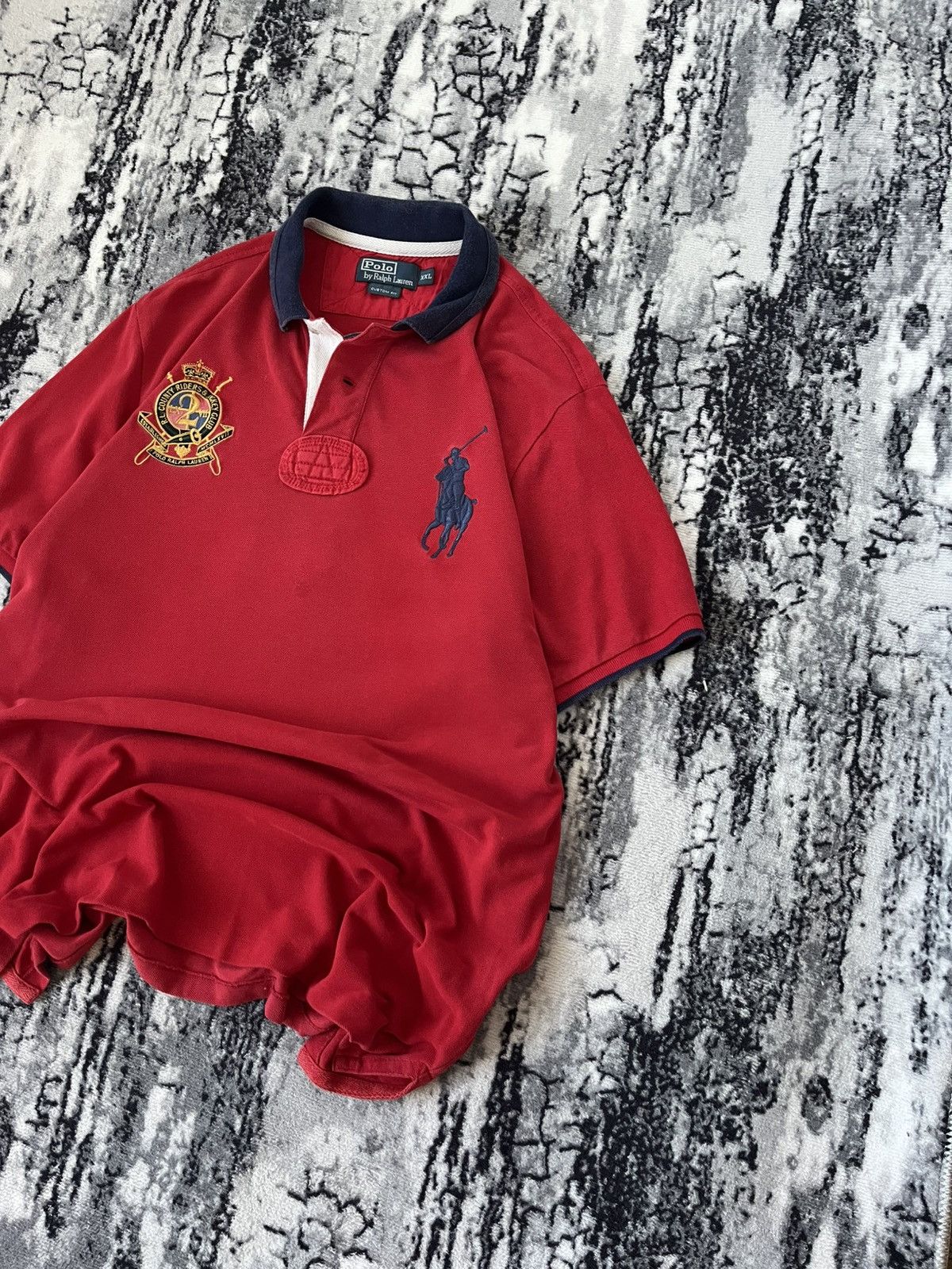 Polo Ralph Lauren Vintage Polo Ralph Lauren Rugby Shirt Size US XL / EU 56 / 4 - 2 Thumbnail
