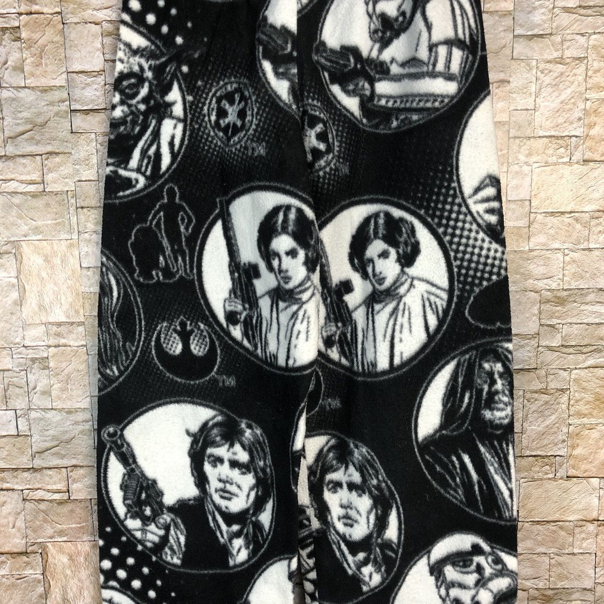 Japanese Brand × Vintage Star Wars Black White Joggers Pants #a331 Size 24" / US 00 / IT 34 - 5 Thumbnail