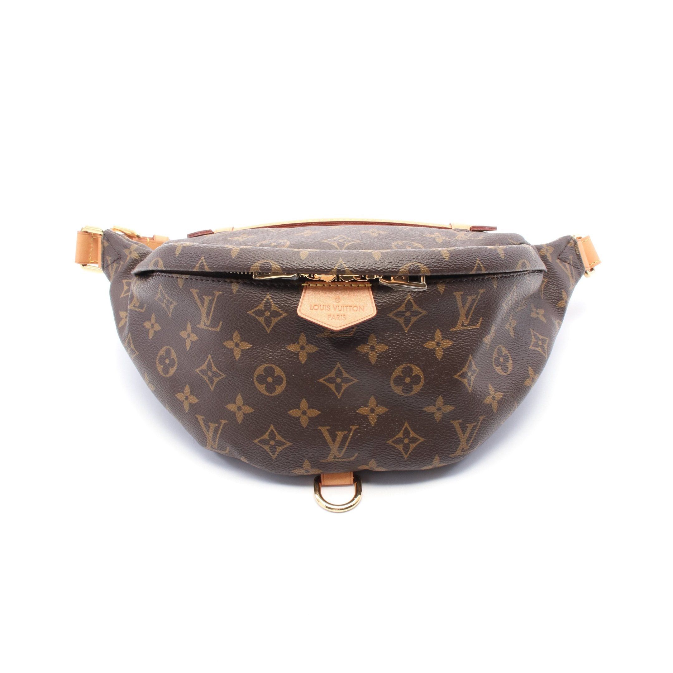 Louis Vuitton Louis Vuitton Bum Bag Monogram Body Waist Leather Brown Size ONE SIZE - 1 Thumbnail