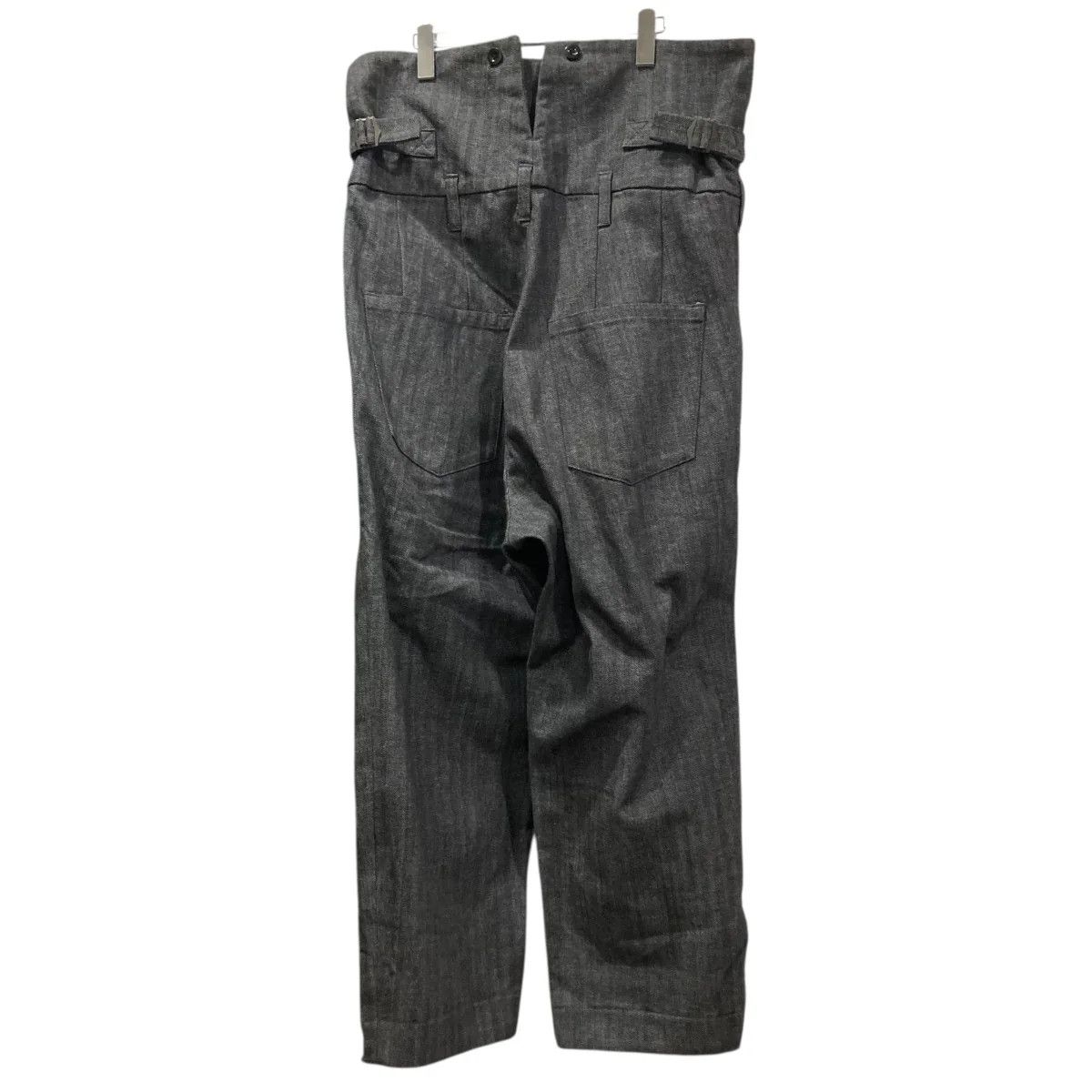 Yohji Yamamoto Yohji Yamamoto pour homme/Waist Herringbone Wide Pants Size US 39 - 2 Thumbnail