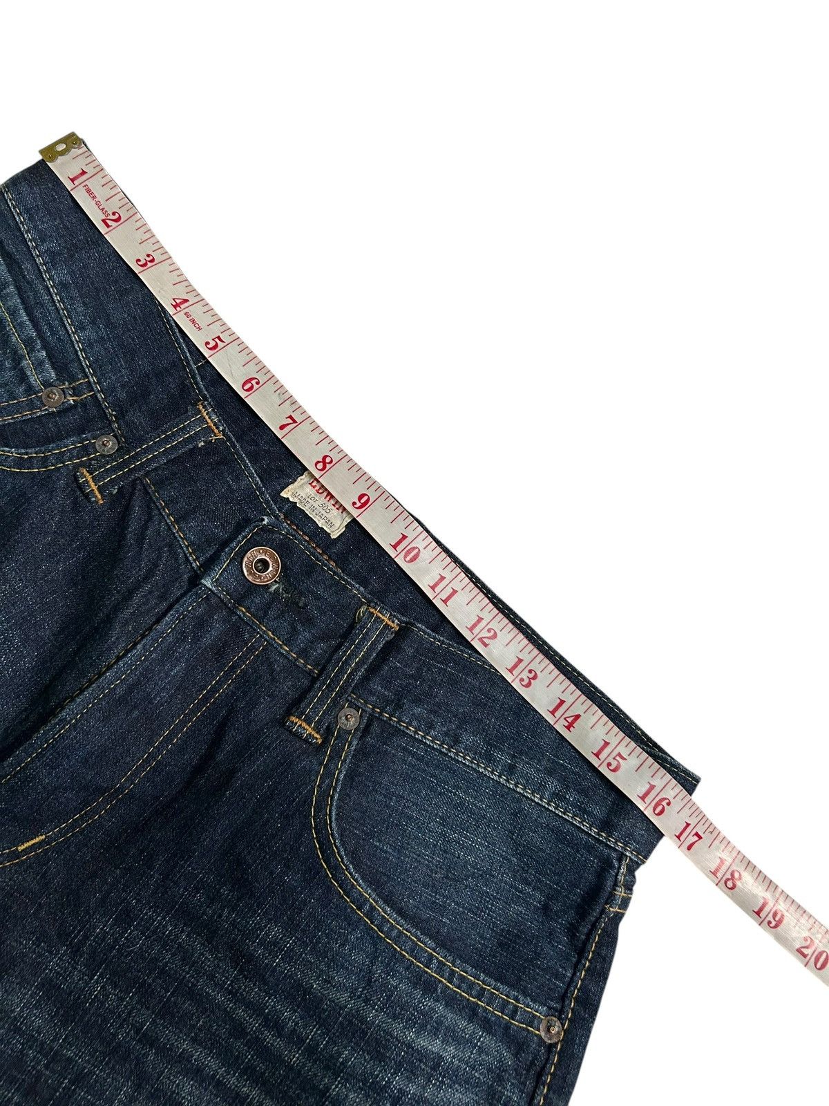 Japanese Brand × Kapital × Vintage Edwin Selvedge Vintage Japanese Short Denim jeans Size US 33 - 12 Thumbnail