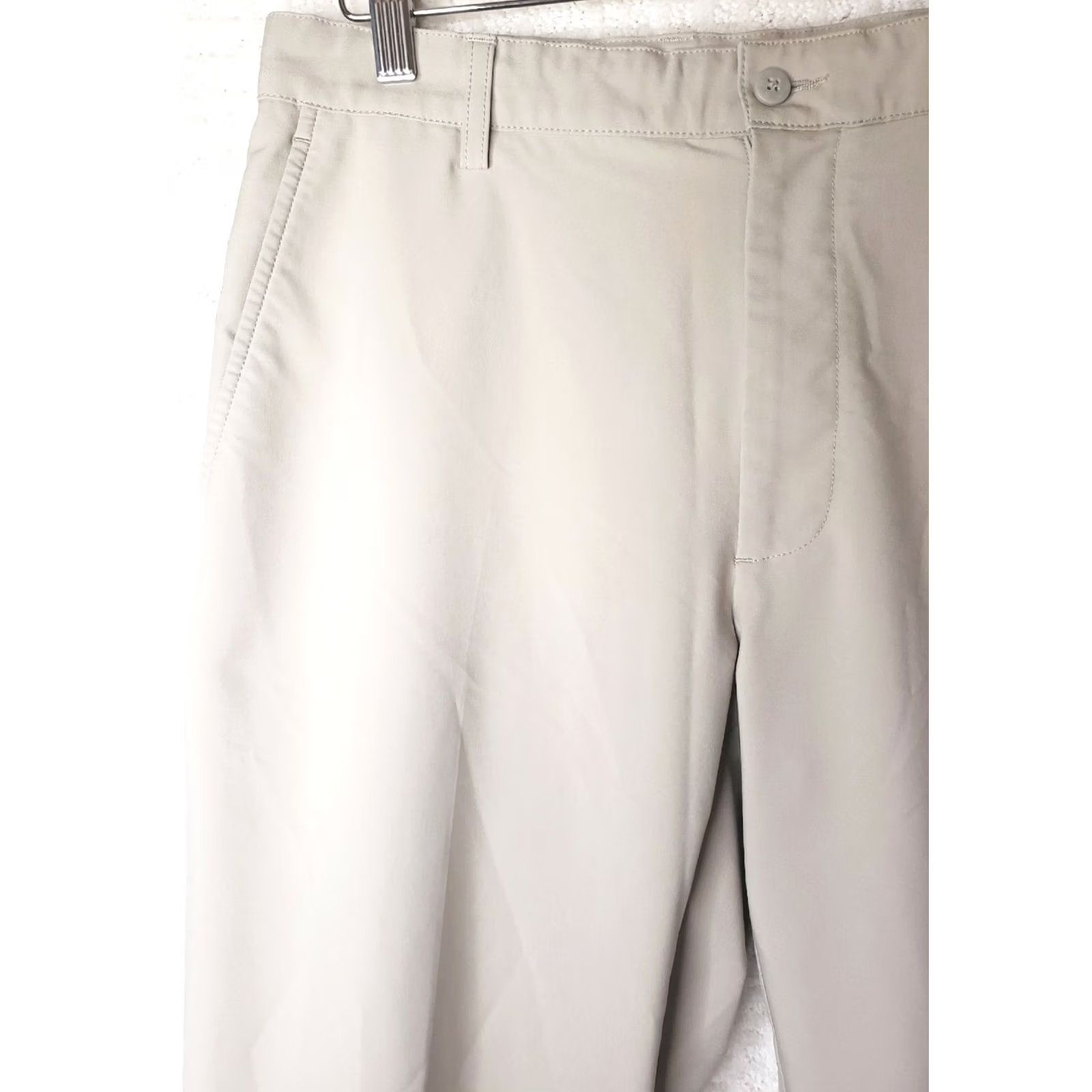 Footjoy FootJoy Pants Mens Golf Performance Athletic Beige Flat Front Stretch Sz 33x28.5* Regular Size Size US 33 - 3 Thumbnail