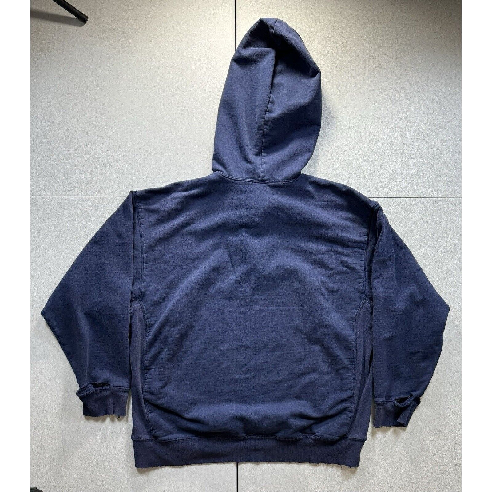 Nike Vintage Nike Center Swoosh 1/4 Zip Hoodie Men’s L Blue 90s Size US L / EU 52-54 / 3 - 7 Thumbnail