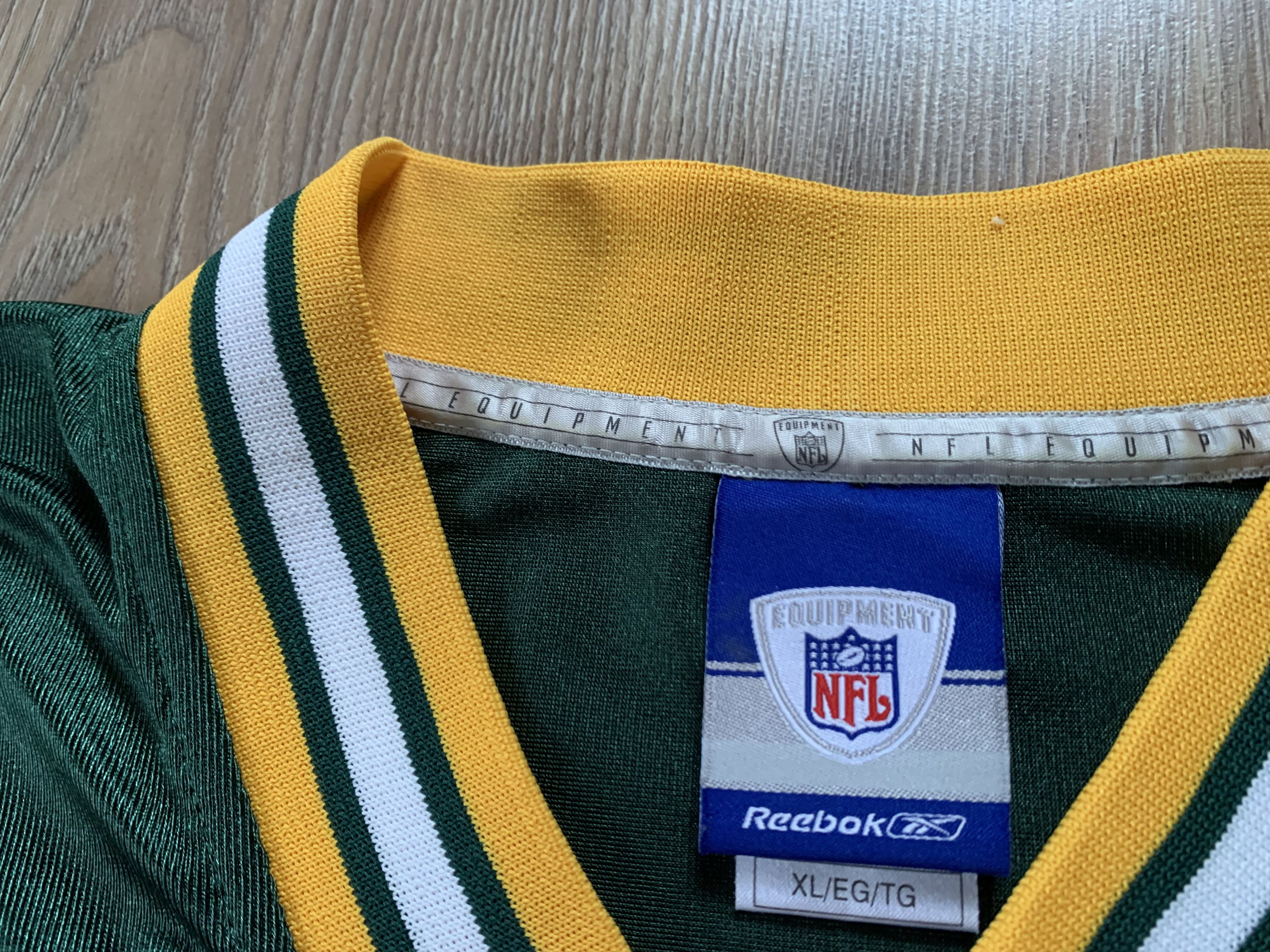 NFL × Reebok × Vintage Reebok NFL Green Bay Packers Gbaja-Biamila #94 Jersey Size US XL / EU 56 / 4 - 9 Thumbnail