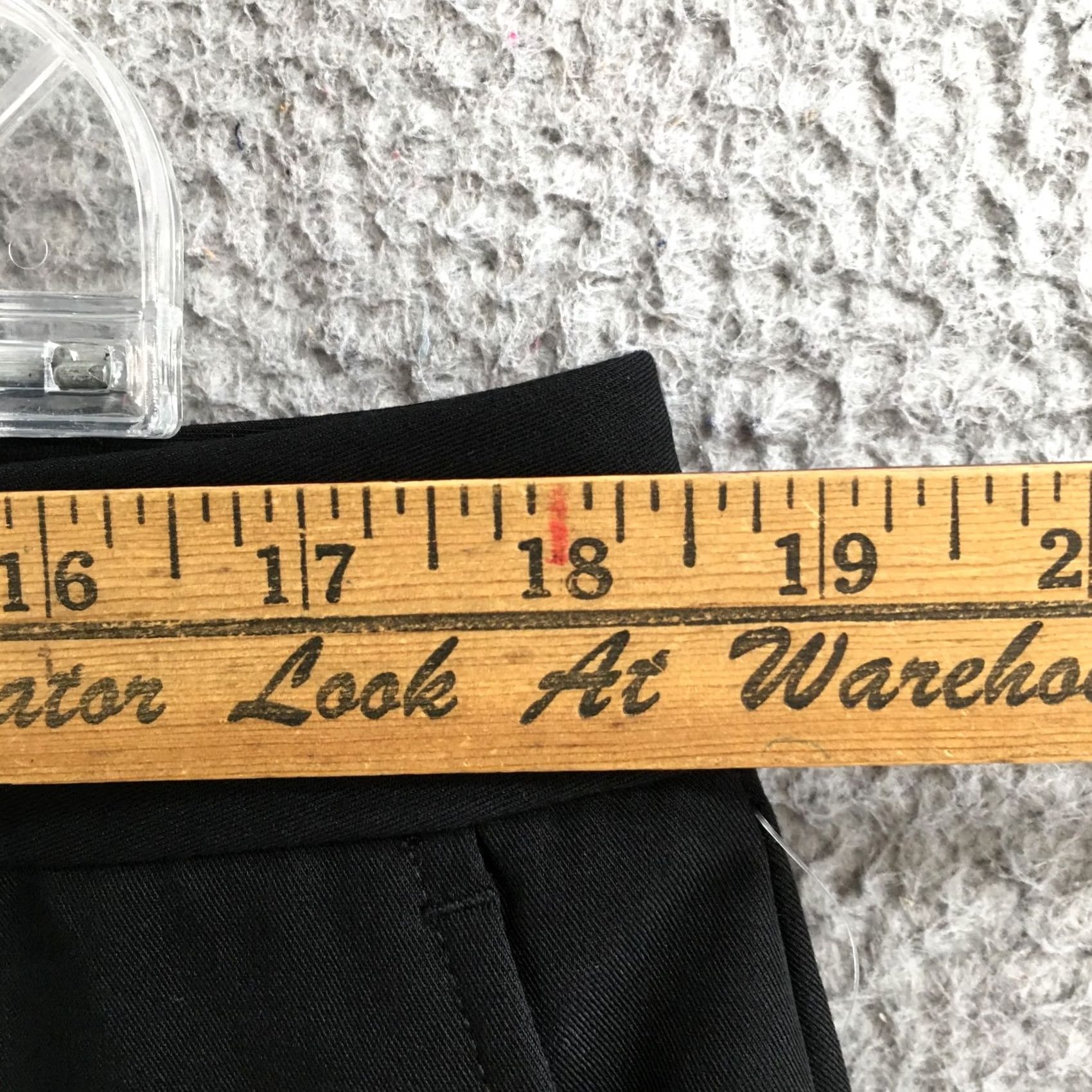 Worthington Worthington Women's Pants Dress Pants 16 Short Wide-Leg Hi-Rise Black NEW Size 38" / US 16 / IT 52 - 7 Thumbnail