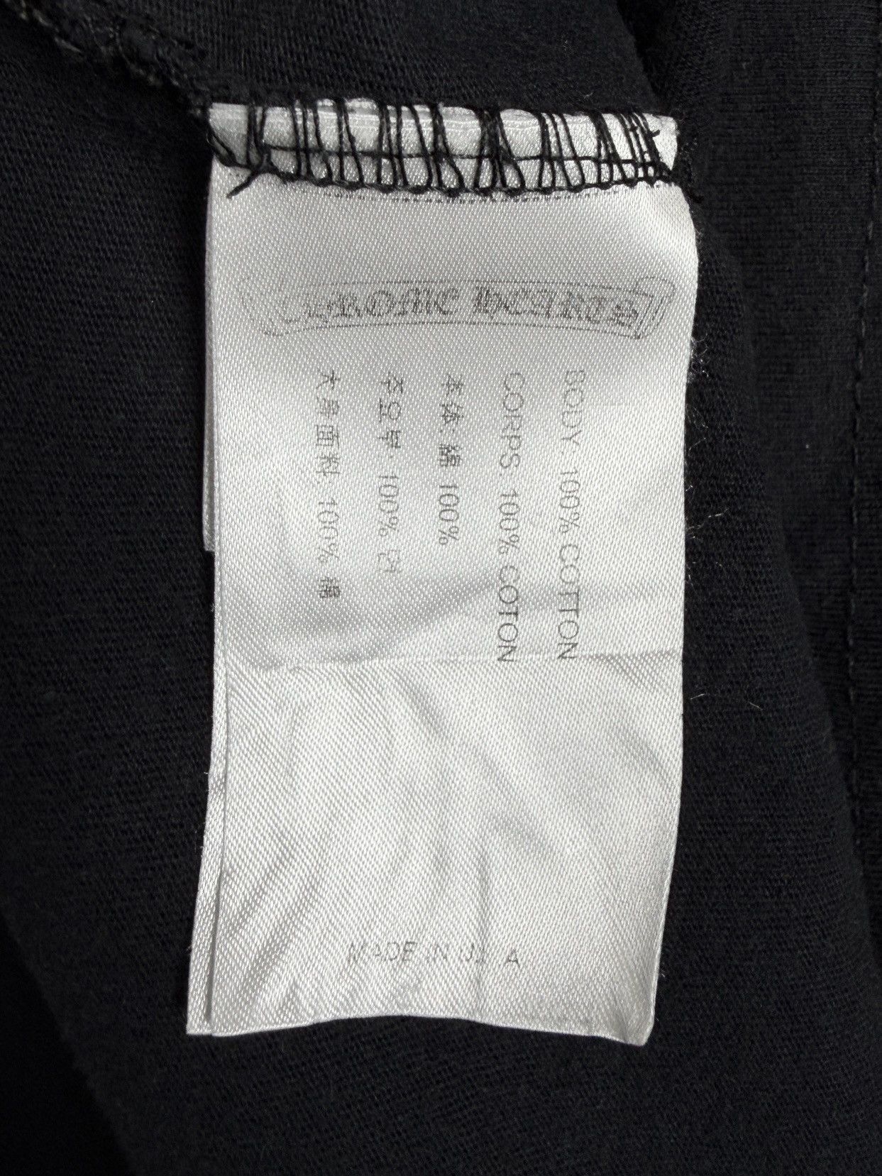 Chrome Hearts Chrome Hearts Yellow Eye Chart Horseshoe Logo Pocket Tshirt Size US XL / EU 56 / 4 - 9 Thumbnail