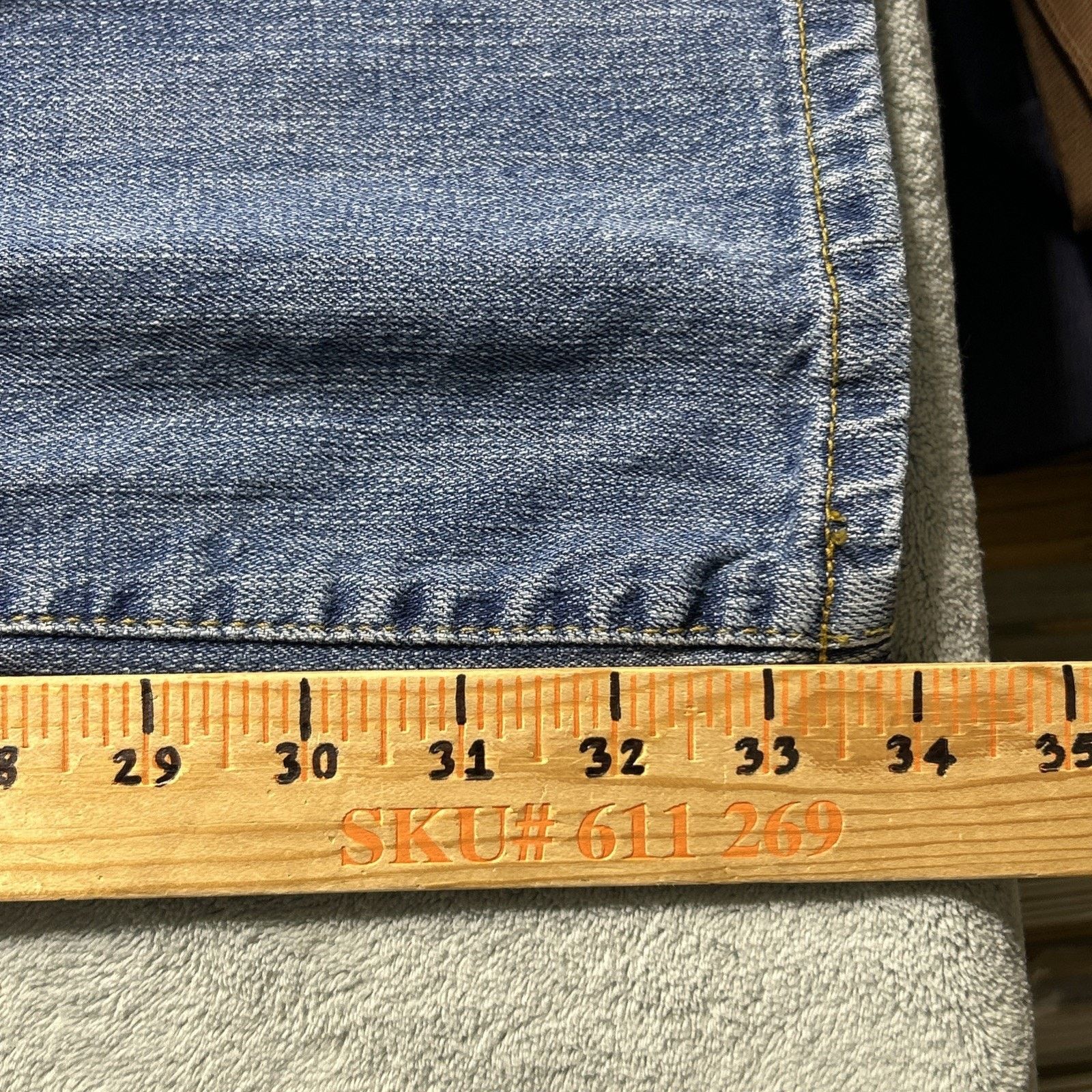 Levi's Beyond Baggy Jeans 36x34 Hamilton Baggie Wide Relaxed Loose Size US 36 / EU 52 - 15 Thumbnail