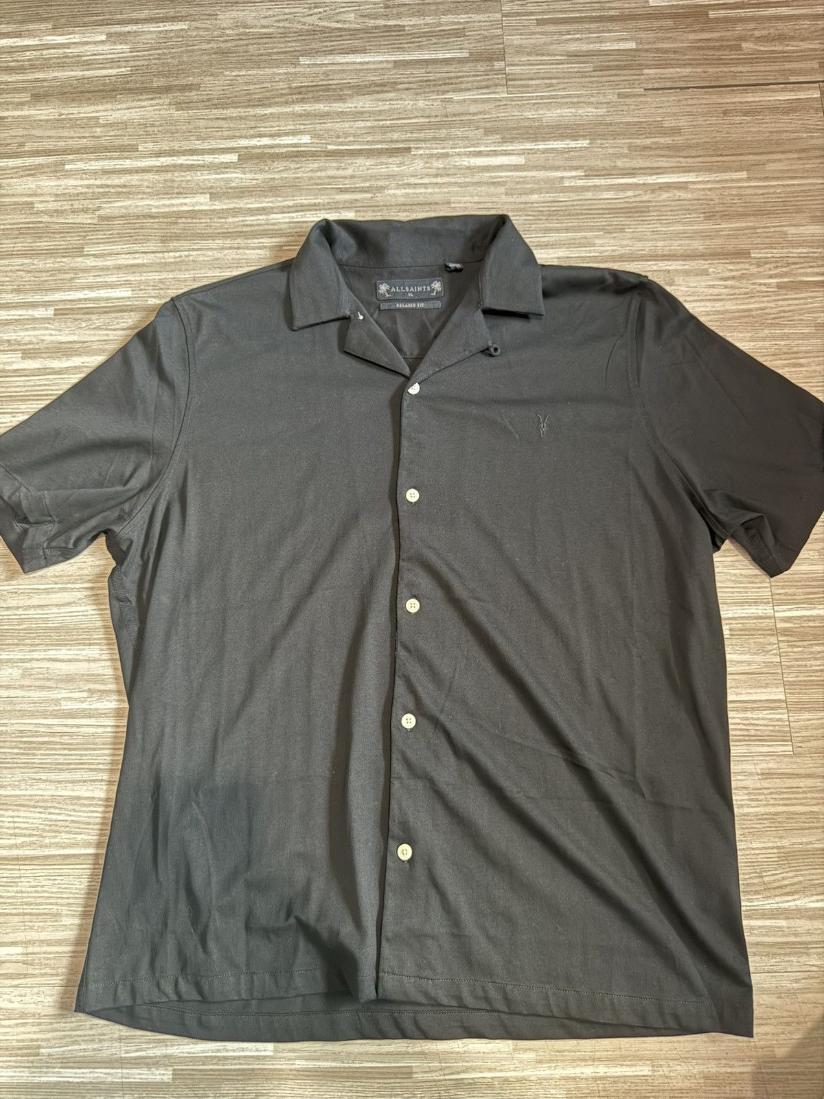 Allsaints Allsaints black button up Size US XL / EU 56 / 4 - 1 Thumbnail