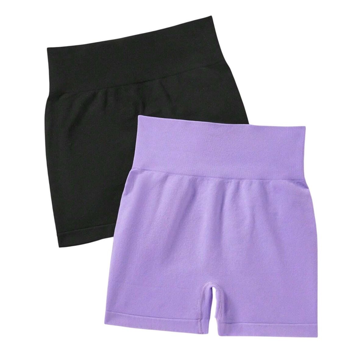 Shein 2 Pack Seamless Butt Scrunch Athletic Shorts, Size L Size 34" / US 12 / IT 48 - 1 Thumbnail