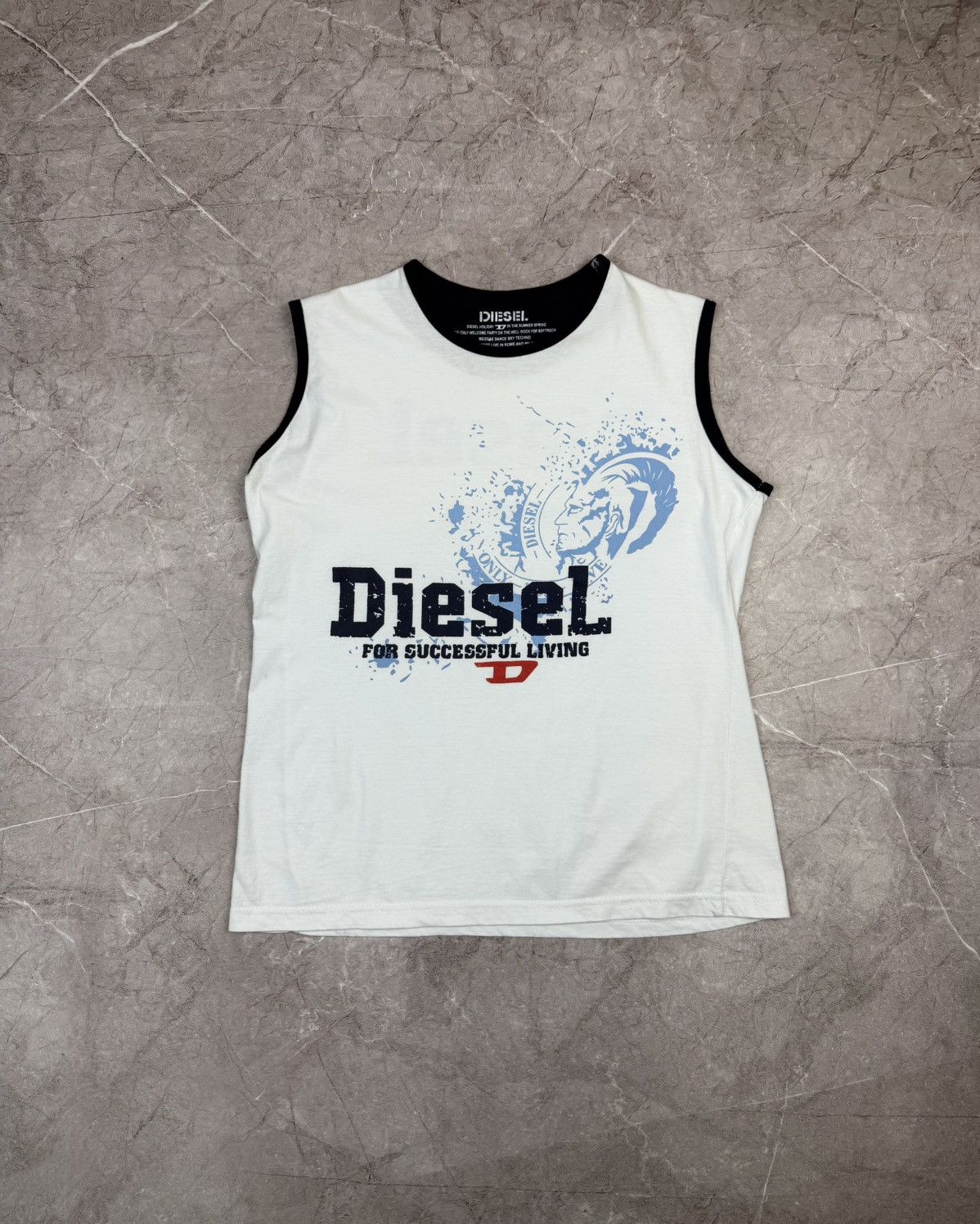 Diesel Diesel Vintage Y2K Tshirt Size S Size US S / EU 44-46 / 1 - 2 Thumbnail