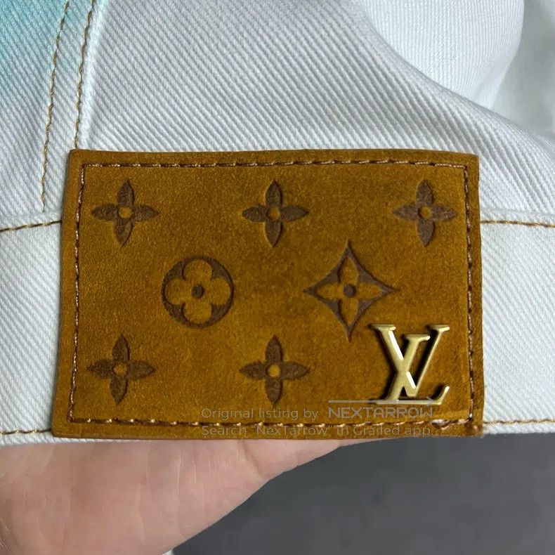 Louis Vuitton Louis Vuitton White spray-painted single-breasted casual d Size US L / EU 52-54 / 3 - 6 Thumbnail