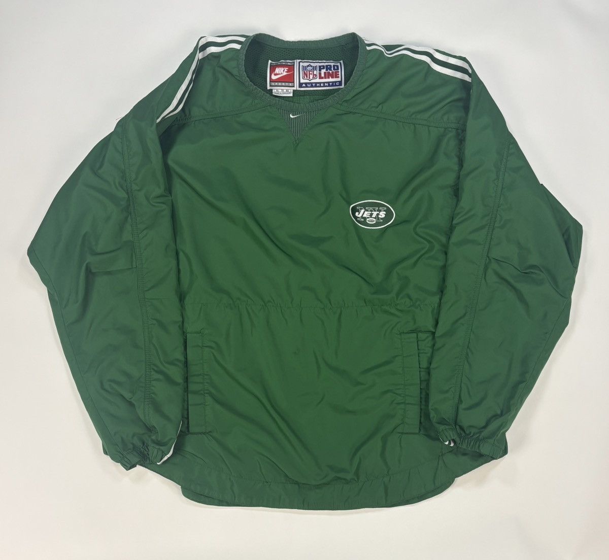 NFL × Nike × Vintage 1990’s Nike New York Jets Windbreaker Jacket Size US XL / EU 56 / 4 - 1 Thumbnail