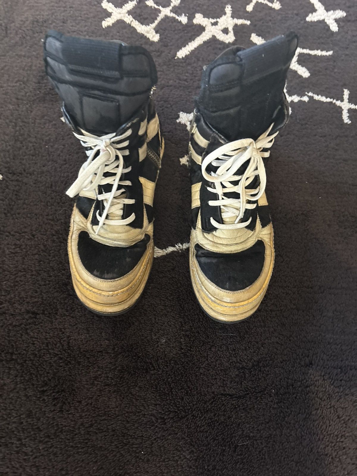 Rick Owens FW08 Rick Owens Ponyhair Dunk Size US 11 / EU 44 - 2 Thumbnail