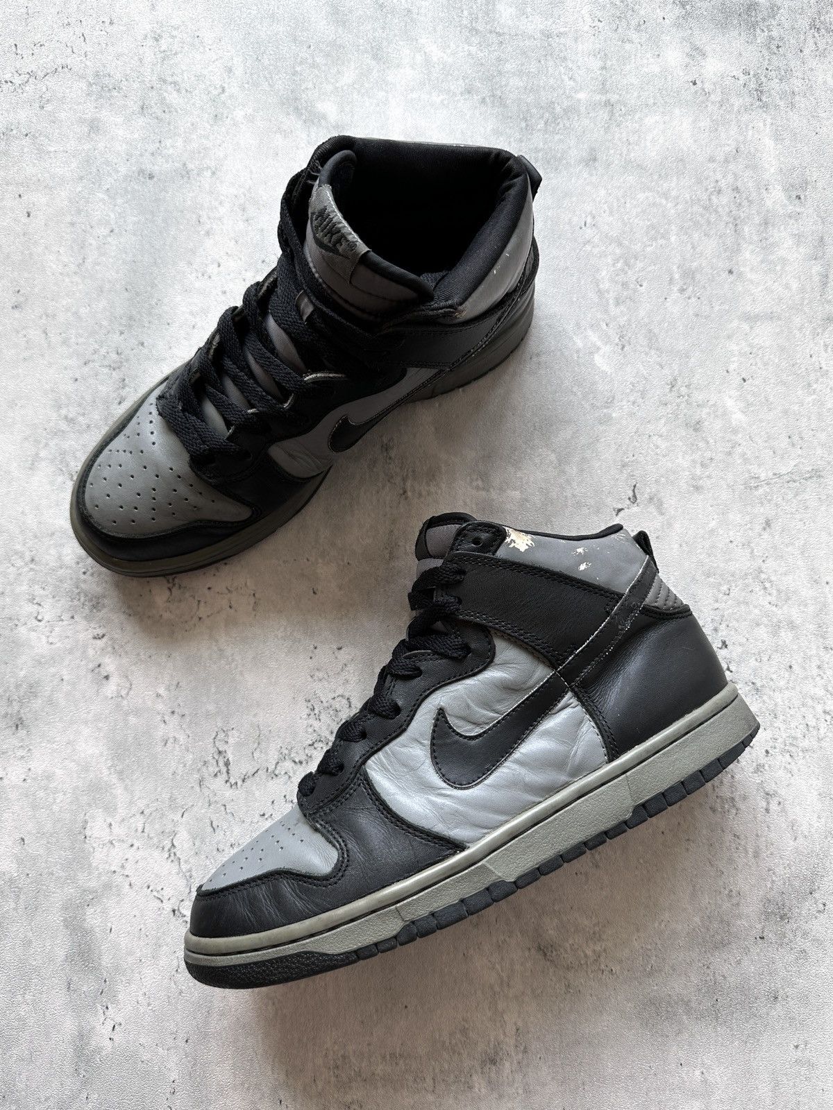 Nike 1999 DUNK LE HIGH TOP BLACK / COOL GREY Size US 8.5 / EU 41-42 - 6 Thumbnail