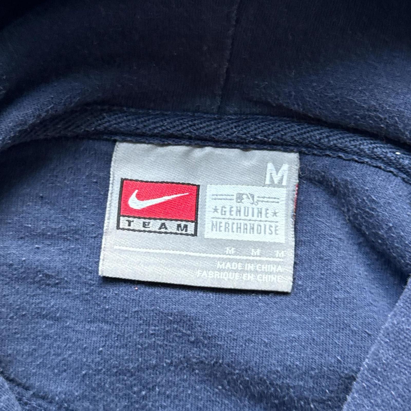 Nike Vintage Y2k MLB Cleveland Indians Center Swoosh Nike Hoodie Size US M / EU 48-50 / 2 - 6 Thumbnail