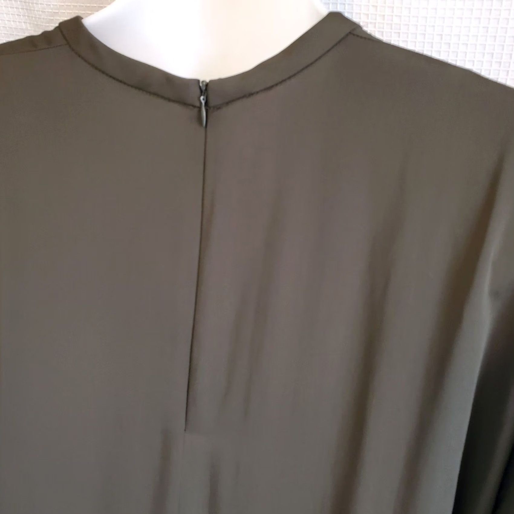 Zara Zara Dress Womens XS Green Woman Khai Long Sleeve Round Neck batwing Maxi Size Size XS / US 0-2 / IT 36-38 - 6 Thumbnail