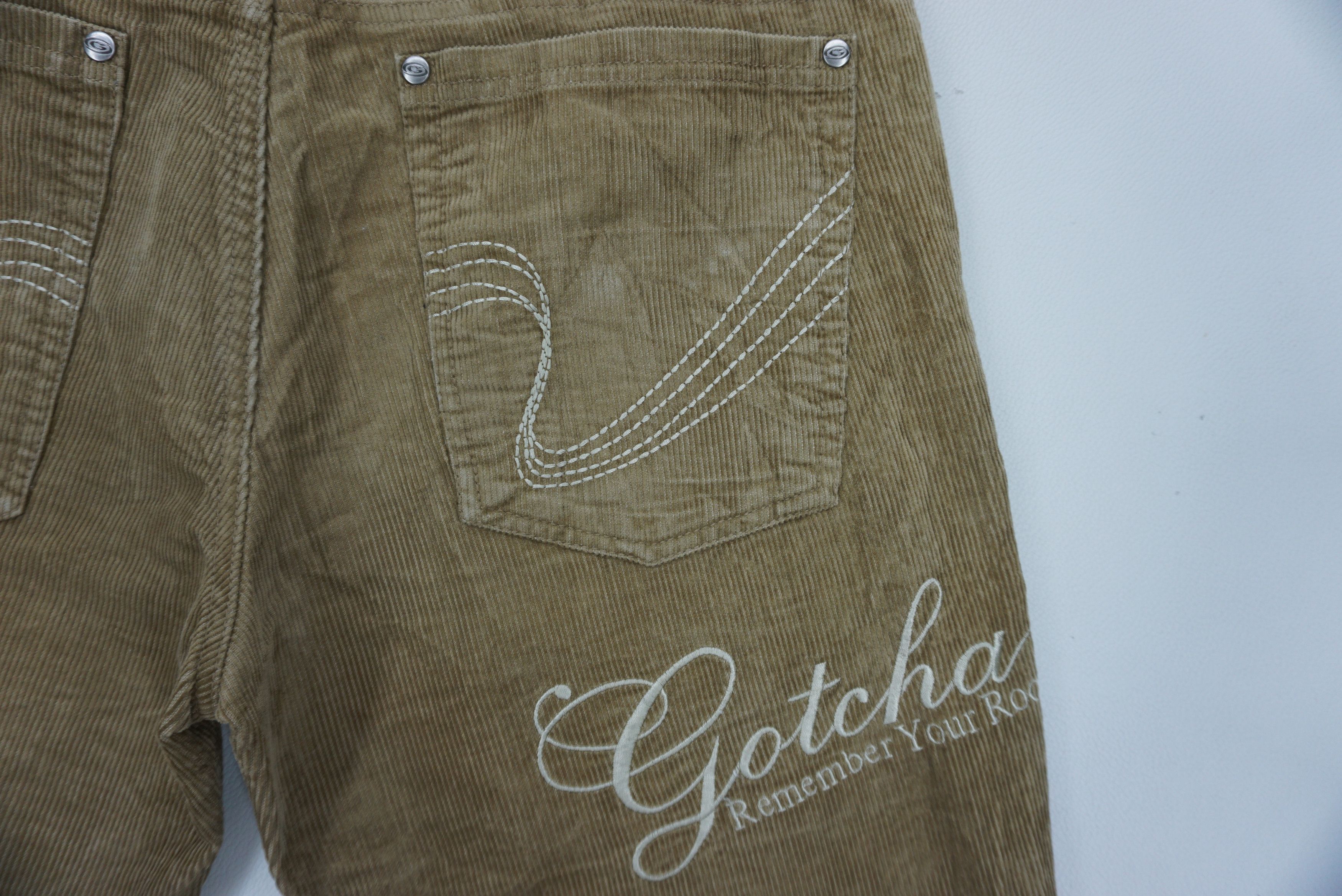 Gotcha Corduroy Pants fit W34xL32 Gotcha Golf Low Rise Embroidered Size US 32 / EU 48 - 9 Thumbnail