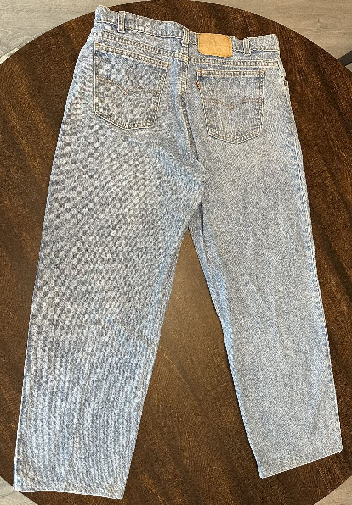 Levi's VTG 90’s Men’s Levi’s Orange Tab Jeans-33x27(Hemmed) Size US 33 - 14 Thumbnail