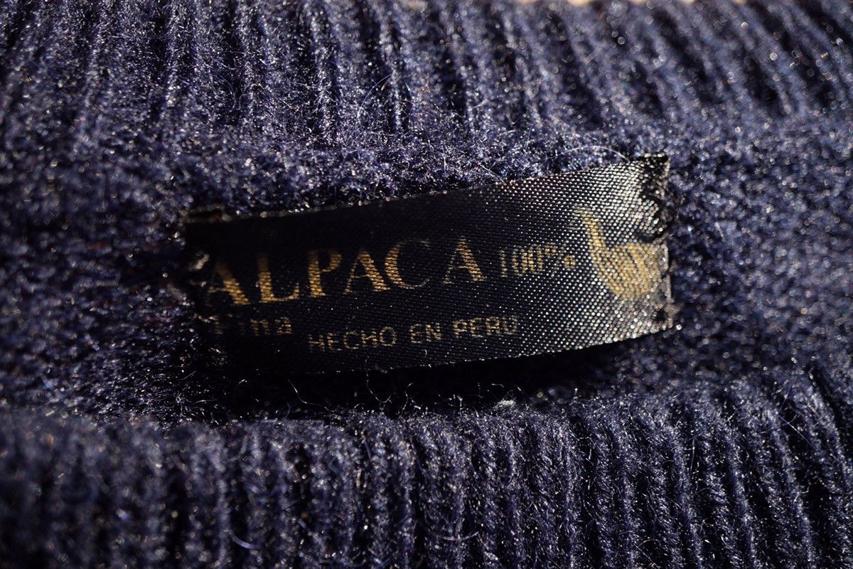 Handmade PURE ALPACA WOOL MADE IN PERU JUMPER Size US L / EU 52-54 / 3 - 1 Thumbnail