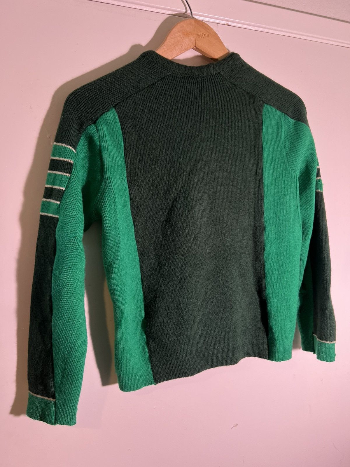 Vintage 70’s 80’s VTG Vintage Demetre Green Wool Retro Indie Sweater Size US M / EU 48-50 / 2 - 2 Thumbnail