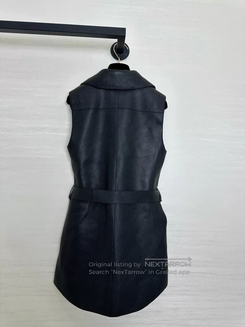 Hermes Hermes Black Leather Jacket and Deer Skin Vest Size XXS / US 00 / IT 34 - 4 Thumbnail