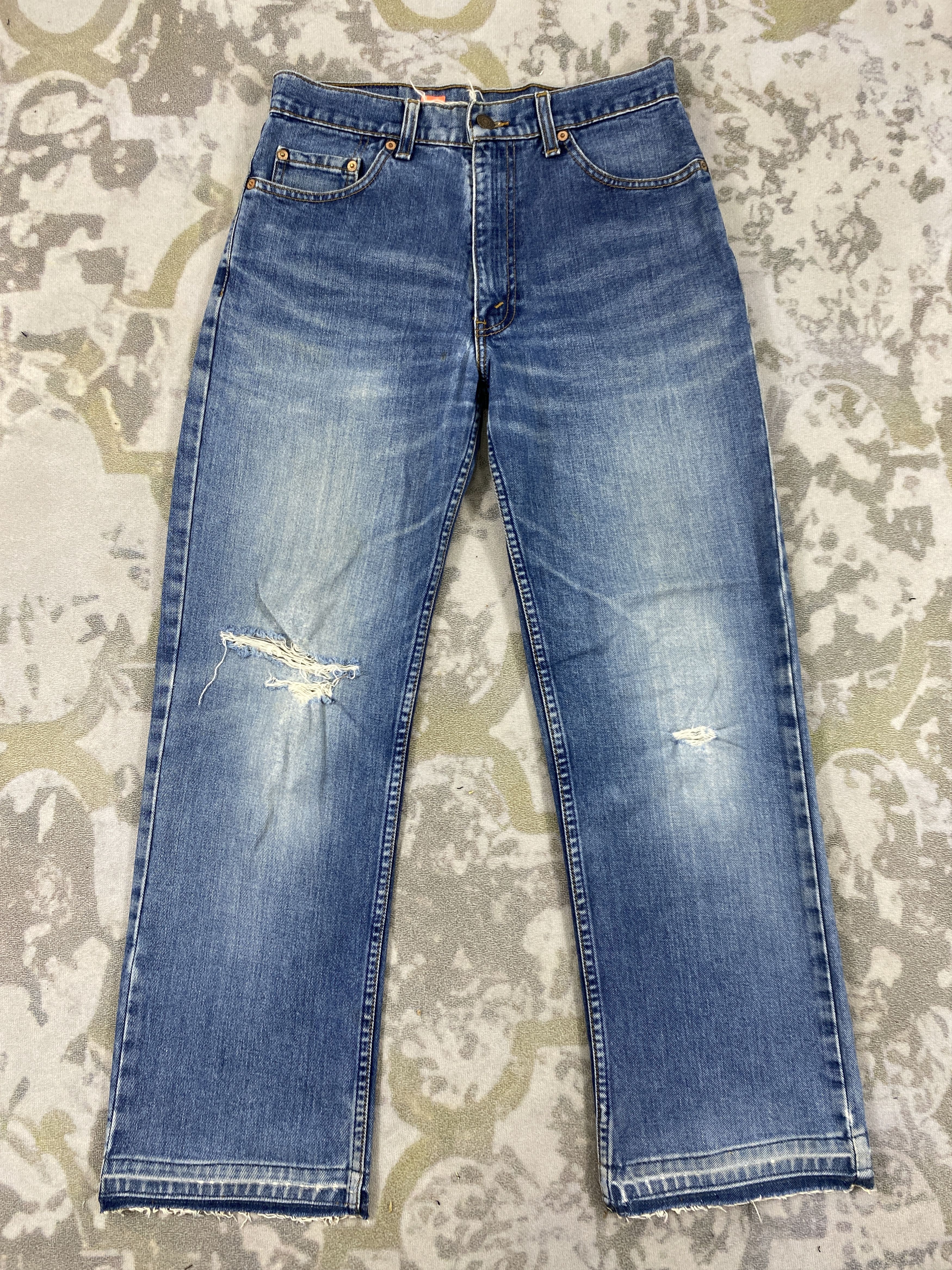 image of Distressed Denim x Levis Distressed Blue Vintage Levi's 511 Jeans 29X27.5 - Jn3767 in Blue Distress