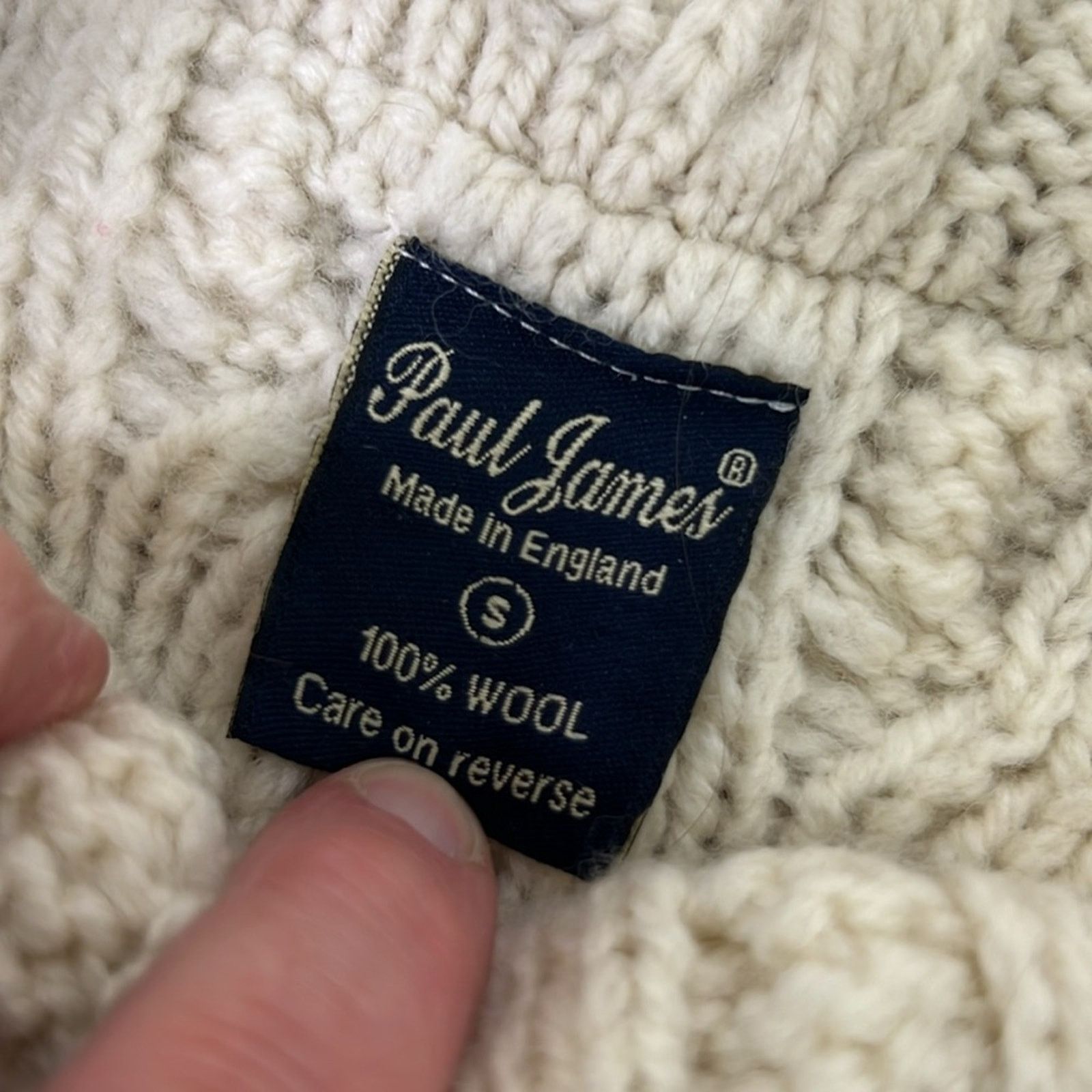 Paul James Women’s Paul James chunky cropped cable knit sweater Size S / US 4 / IT 40 - 5 Thumbnail