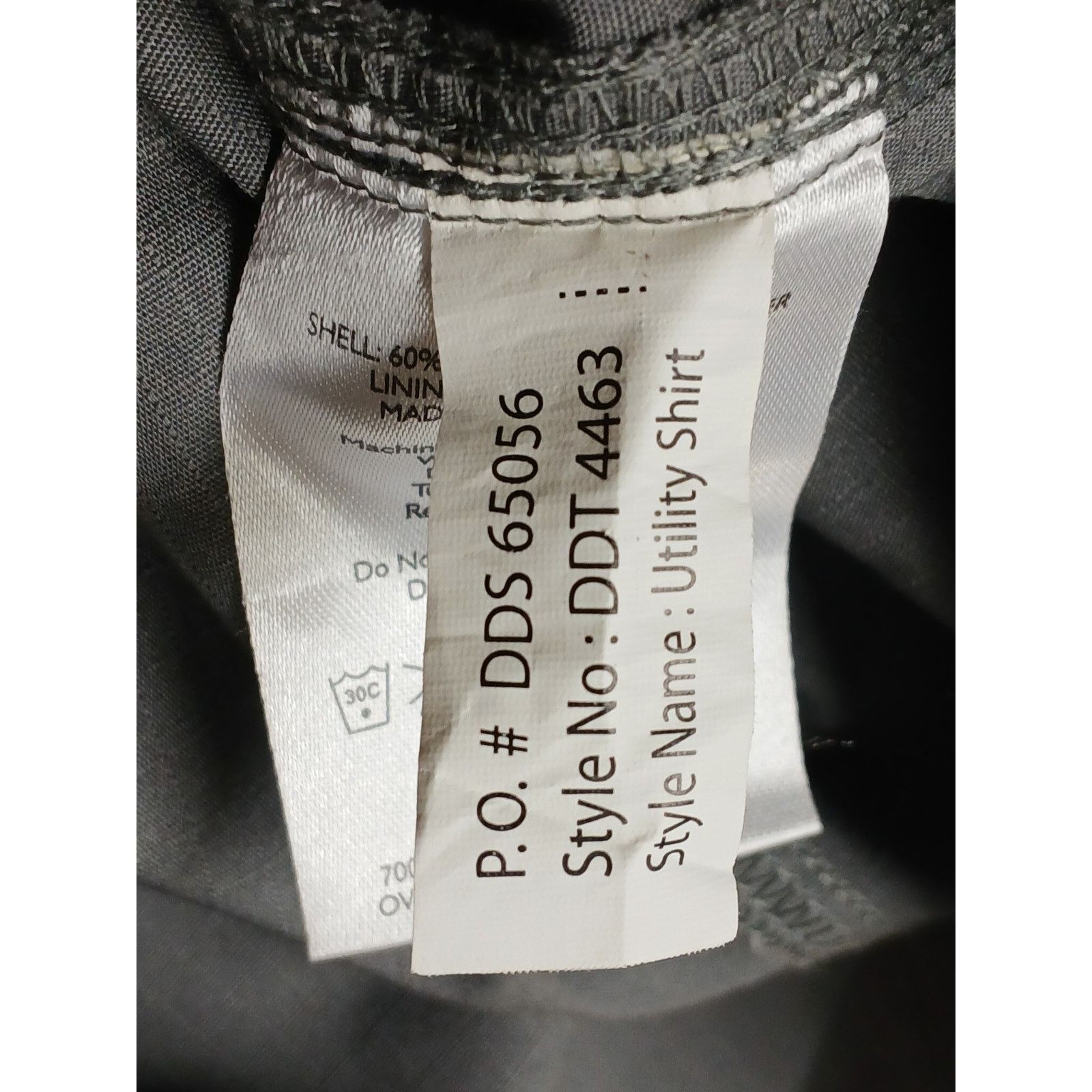 Other Dri Duck (XL) Gray Cotton Blend Velcro Dress Shirt Size US XL / EU 56 / 4 - 10 Thumbnail