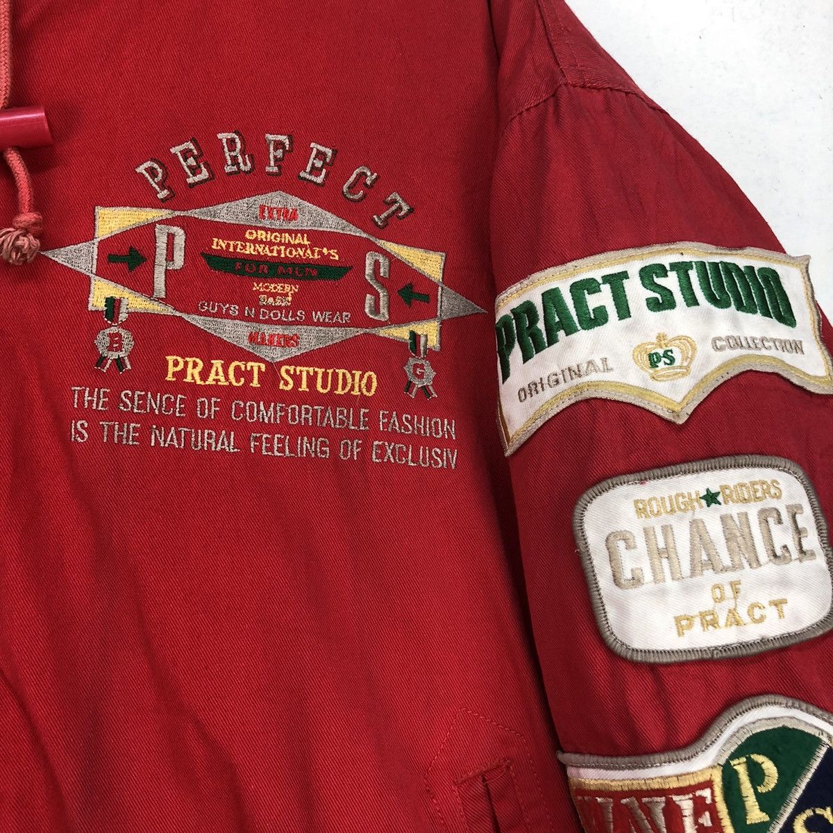 Japanese Brand Pract Studio Hooded Jacket Bomber Style Size US L / EU 52-54 / 3 - 8 Thumbnail