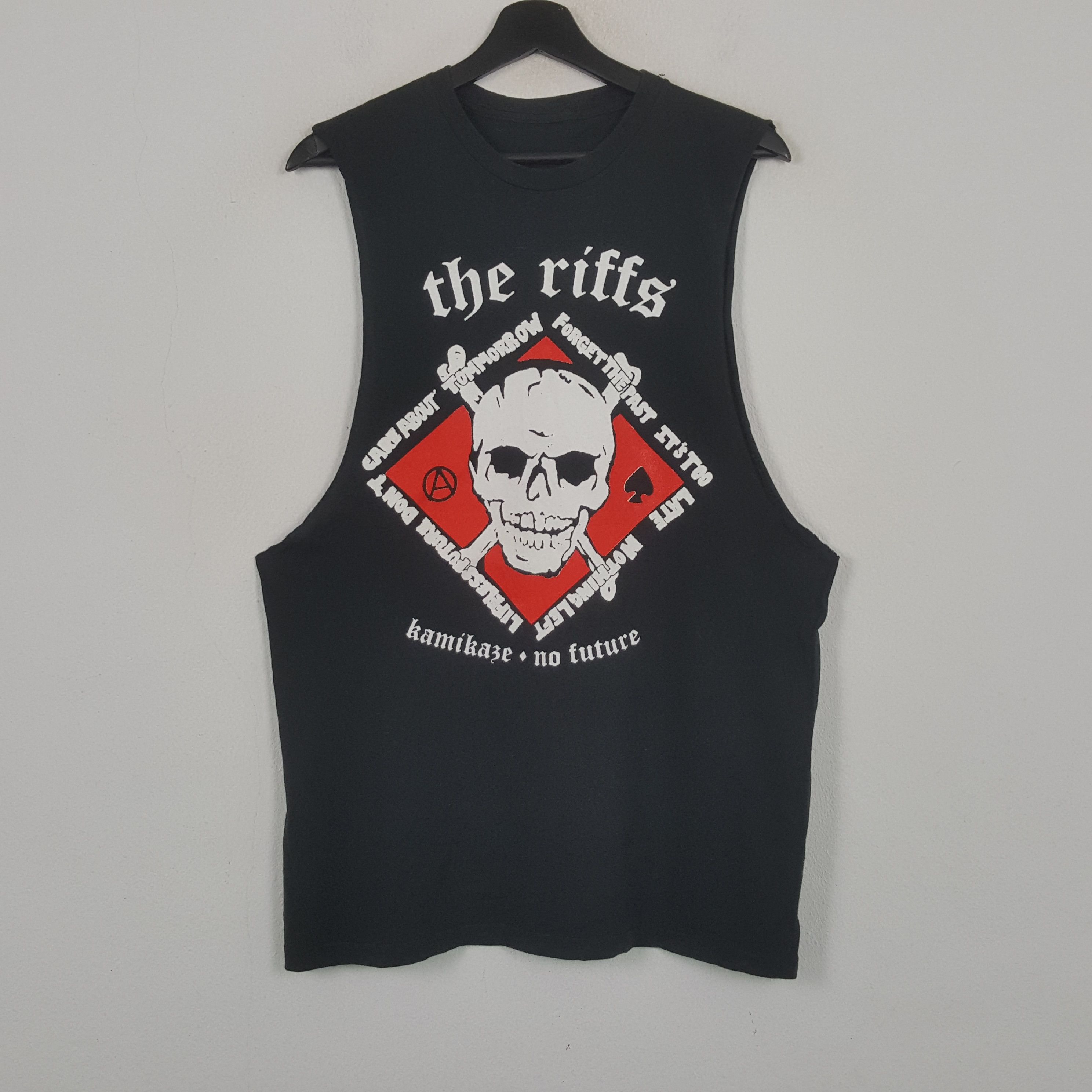 Vintage The Riffs Kamikaze Sleeveless Tshirt RR9 Size US M / EU 48-50 / 2 - 1 Thumbnail