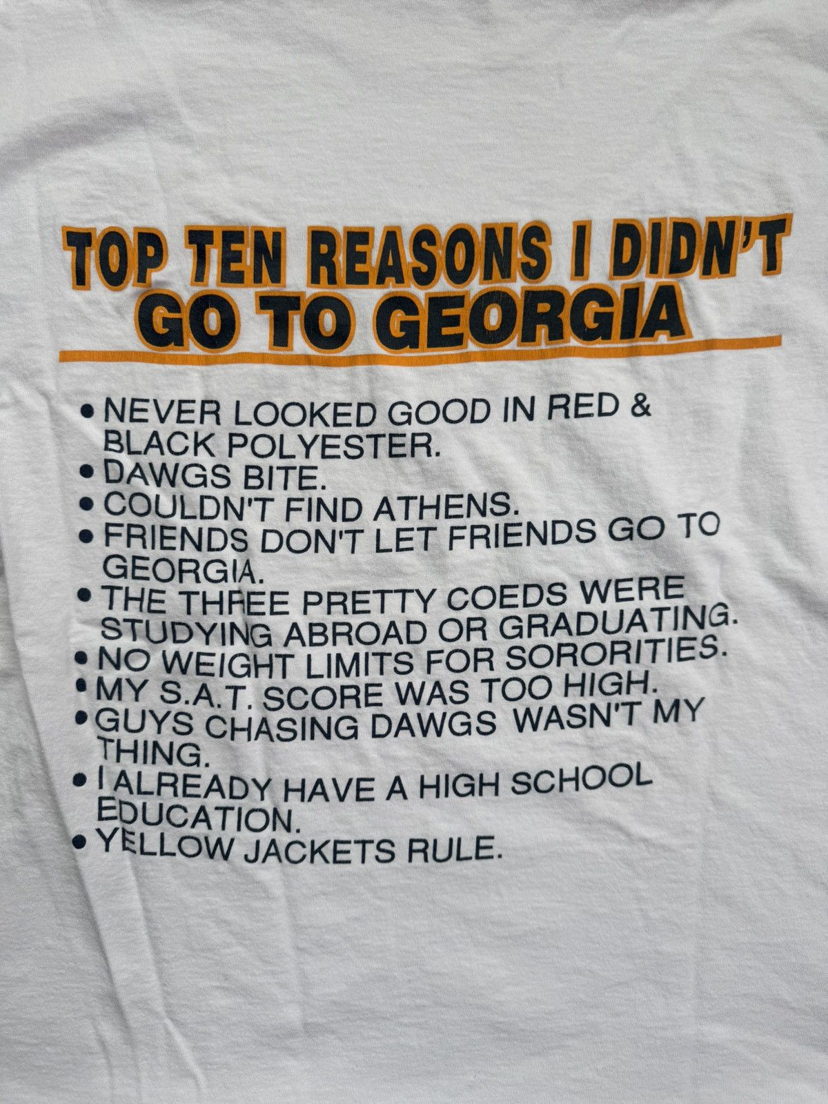 Vintage Single Stitch College Tee, Crazy Back Hit Size US XL / EU 56 / 4 - 5 Thumbnail
