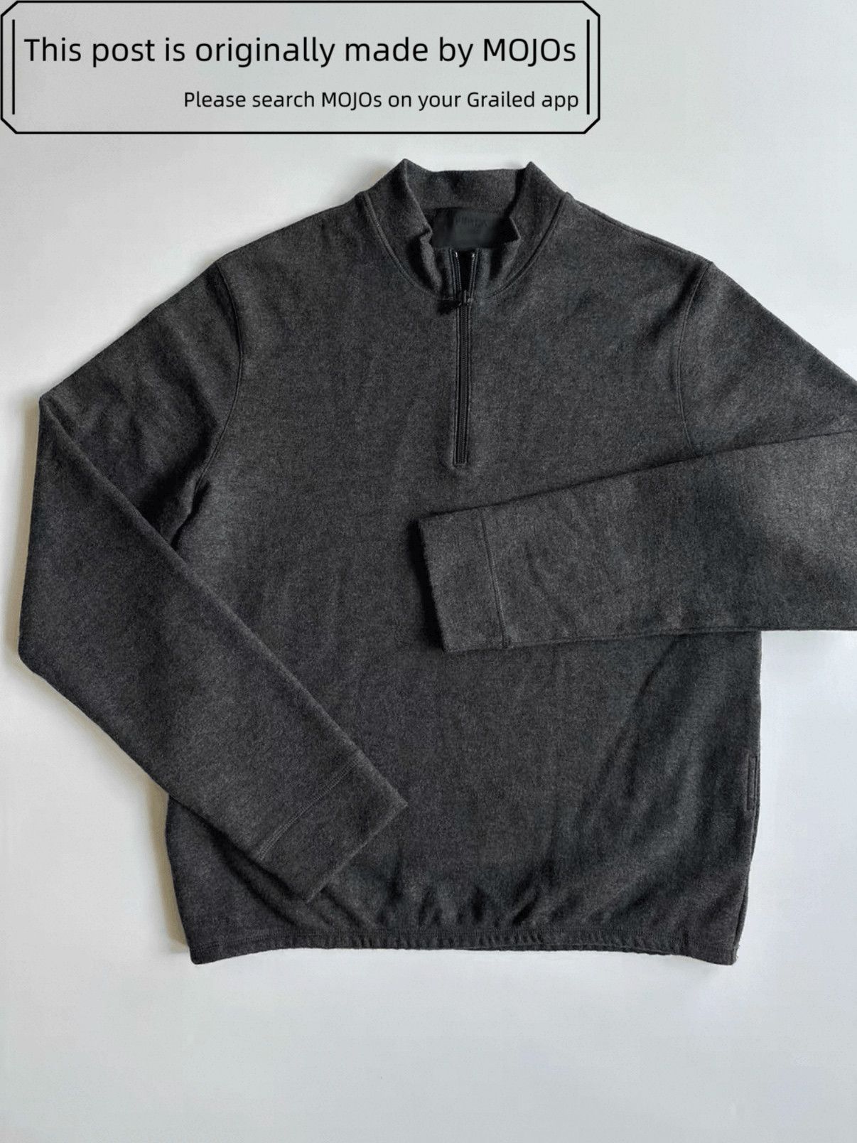 Prada × Vintage Vintage Prada Milano Wool Half zipup Sweatshirt 