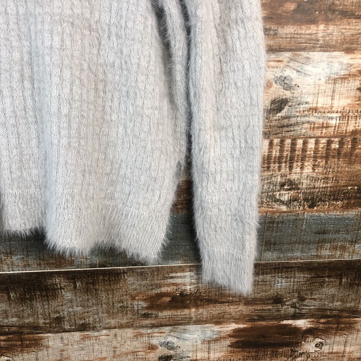 DL Ozoc Grey Mohair Knitwear #C369