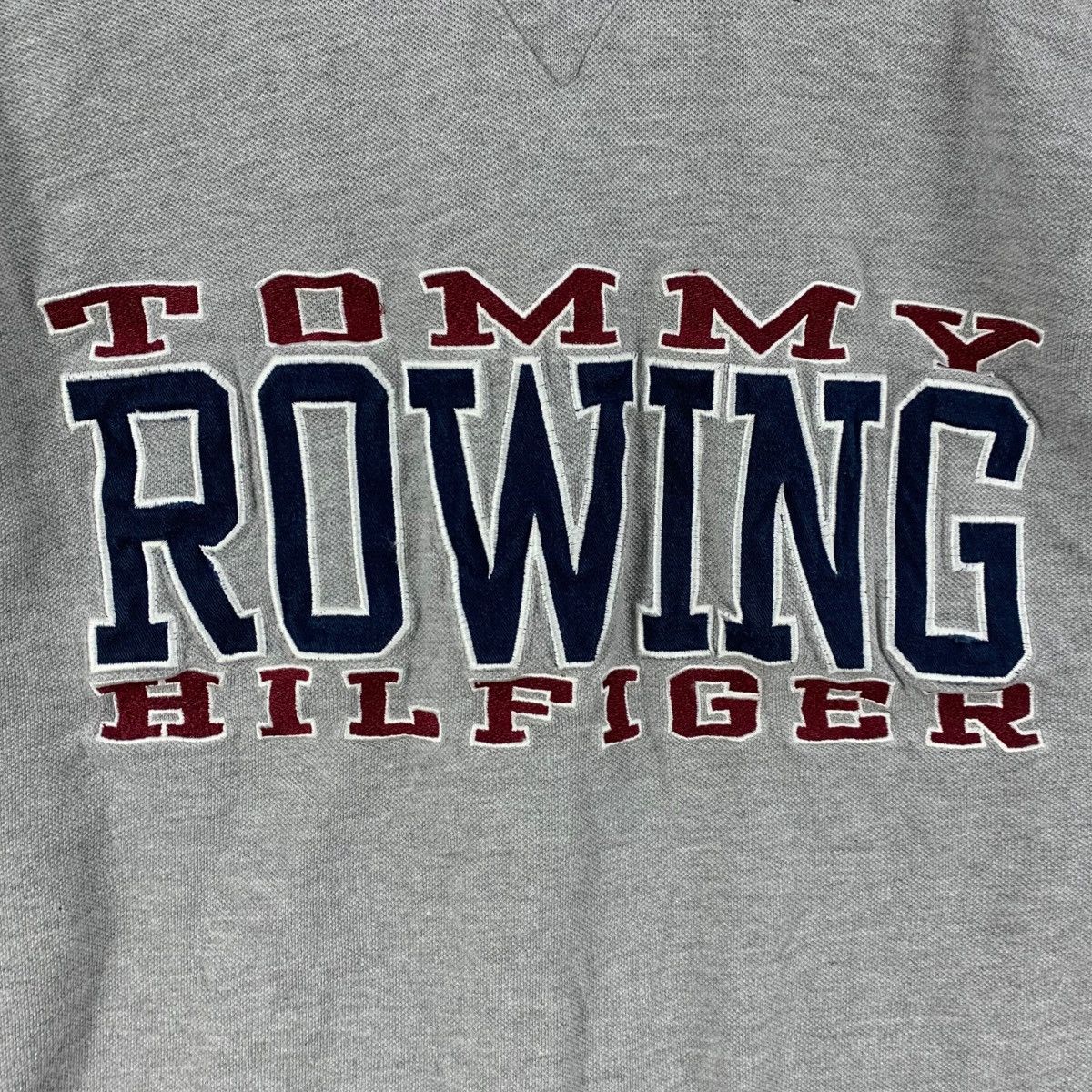 Tommy Hilfiger Vintage TOMMY HILFIGER ATHLETICS Rowing Polo Tee Shirt Top Size US L / EU 52-54 / 3 - 6 Thumbnail