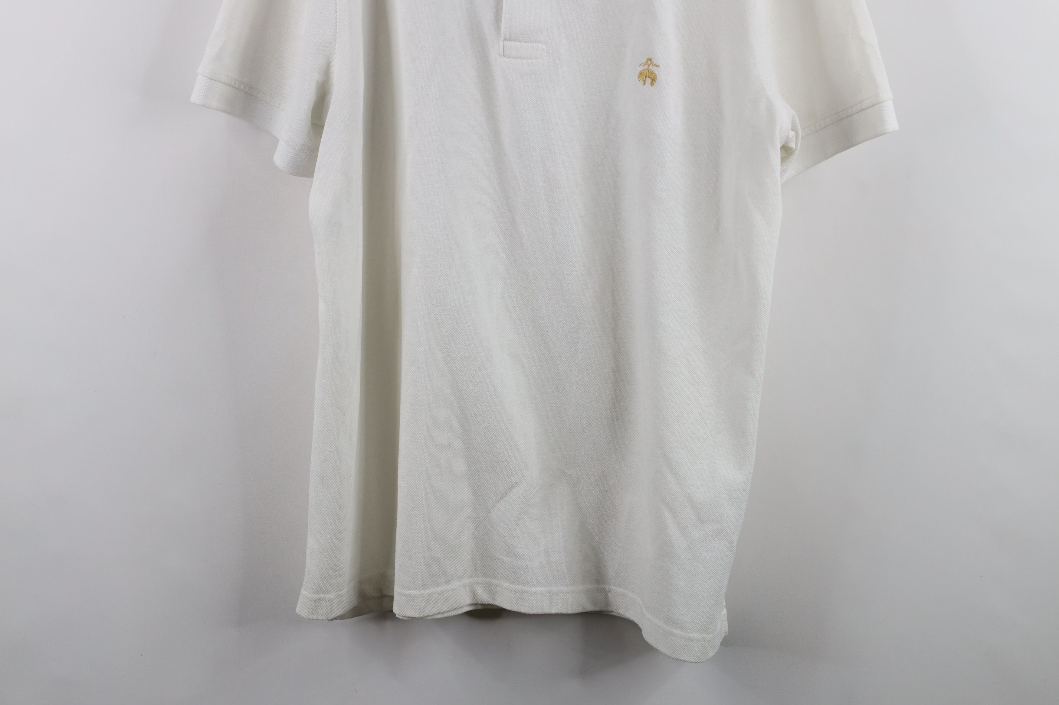 Brooks Brothers × Vintage Brooks Brothers Pique Cotton Performance Collared Polo White Size US XL / EU 56 / 4 - 3 Thumbnail