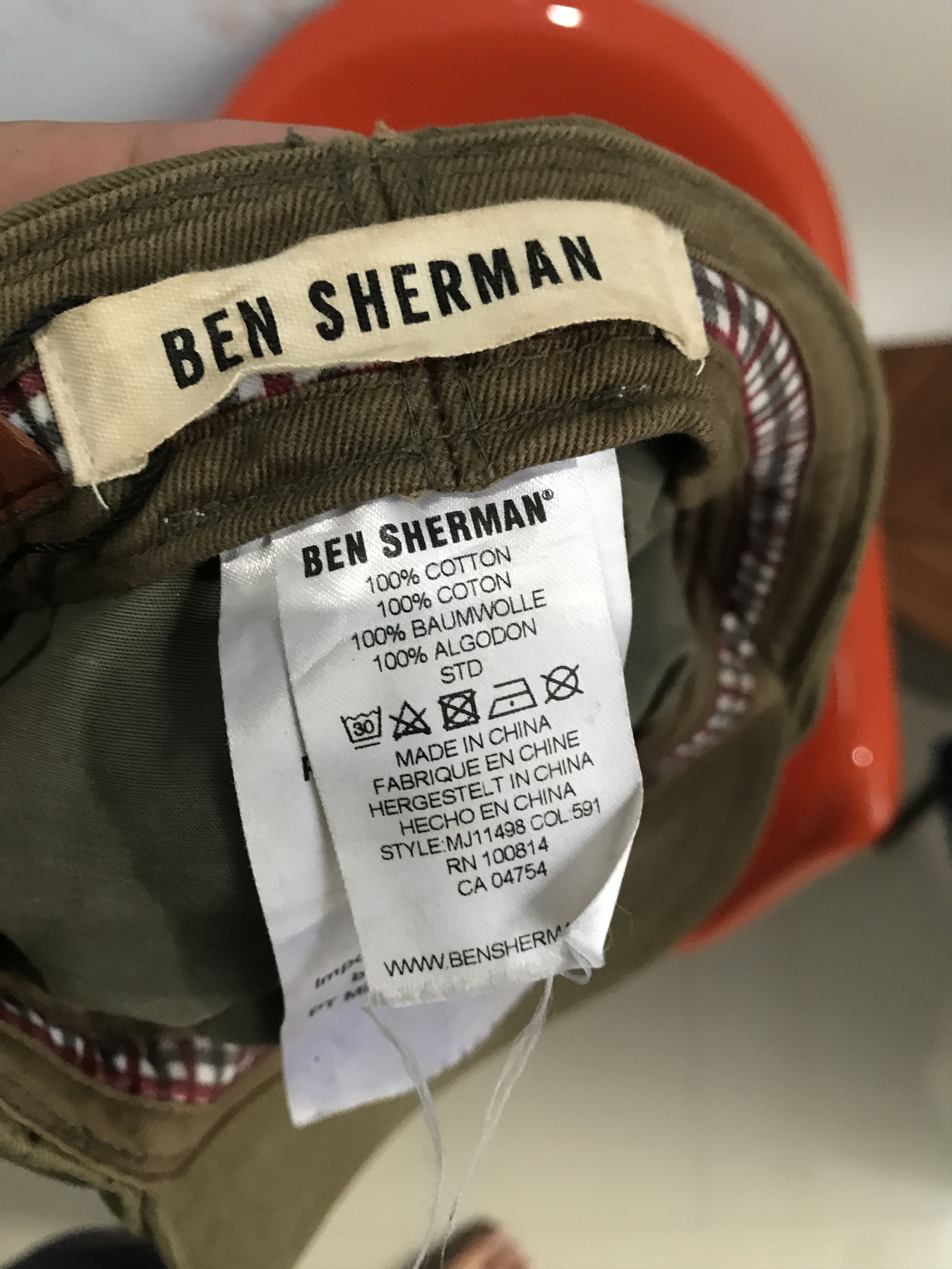 Ben Sherman × Designer × Other UK BEN SHERMAN newsboy cap Gatsby BAKER BOY CAP Military GreeN Size ONE SIZE - 21 Thumbnail