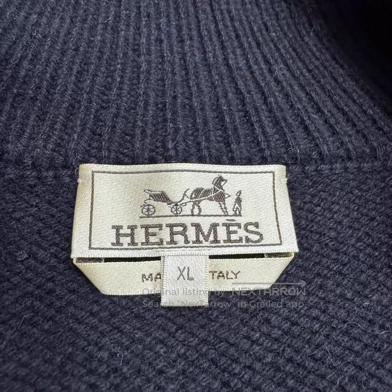 Hermes Hermes Alpaca and Wool Knit Sweater Size US XL / EU 56 / 4 - 3 Thumbnail