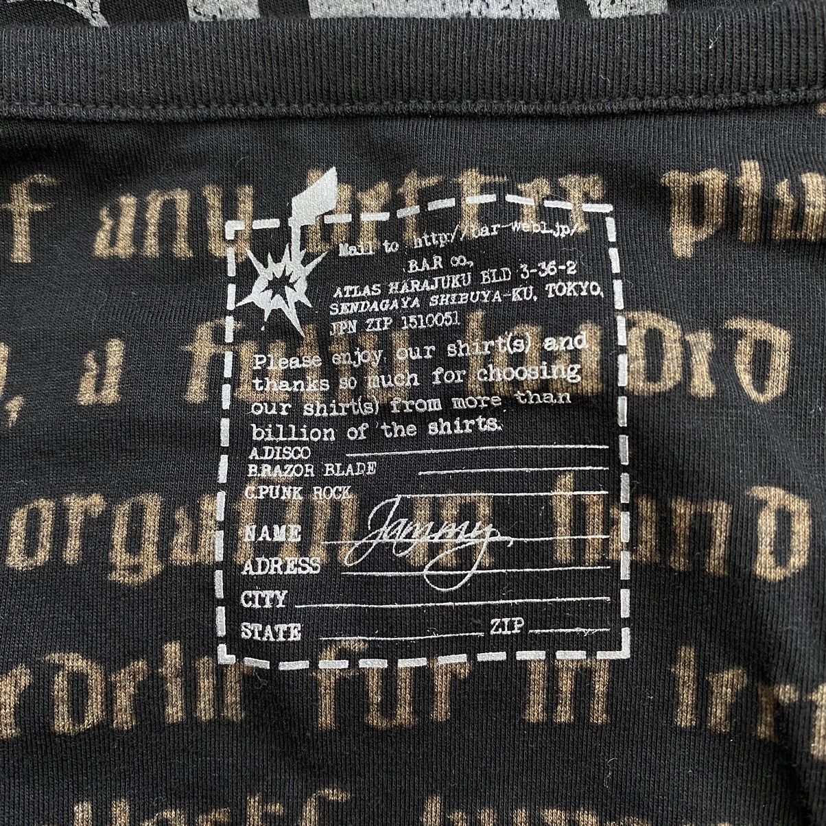 Japanese Brand WHAT'S FUCKN GONNA On Print Bar Co Japanese Brand Black Long Size XS / US 0-2 / IT 36-38 - 8 Thumbnail