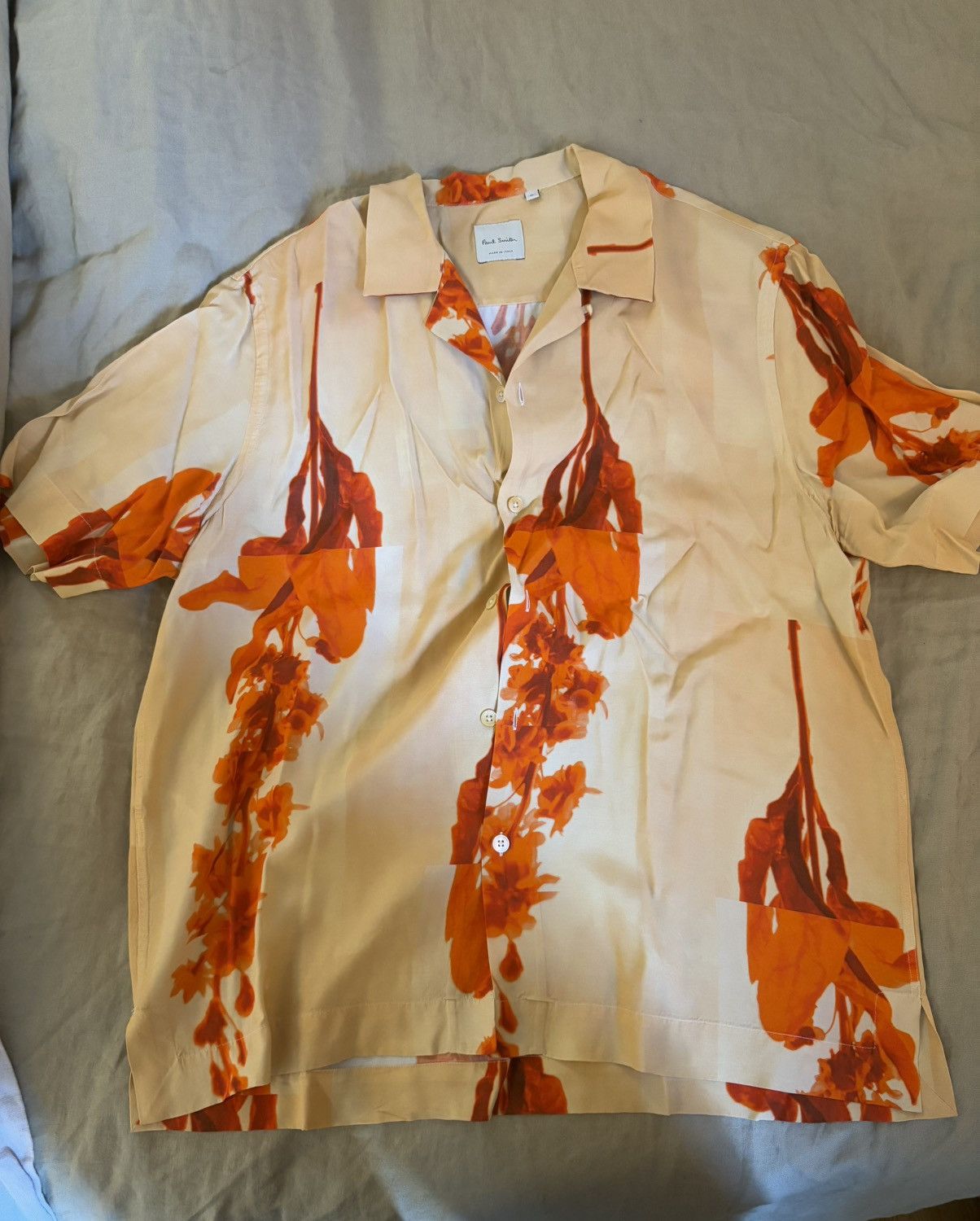 Paul Smith Paul Smith Floral Short Sleeve Button Down Size US XL / EU 56 / 4 - 3 Thumbnail