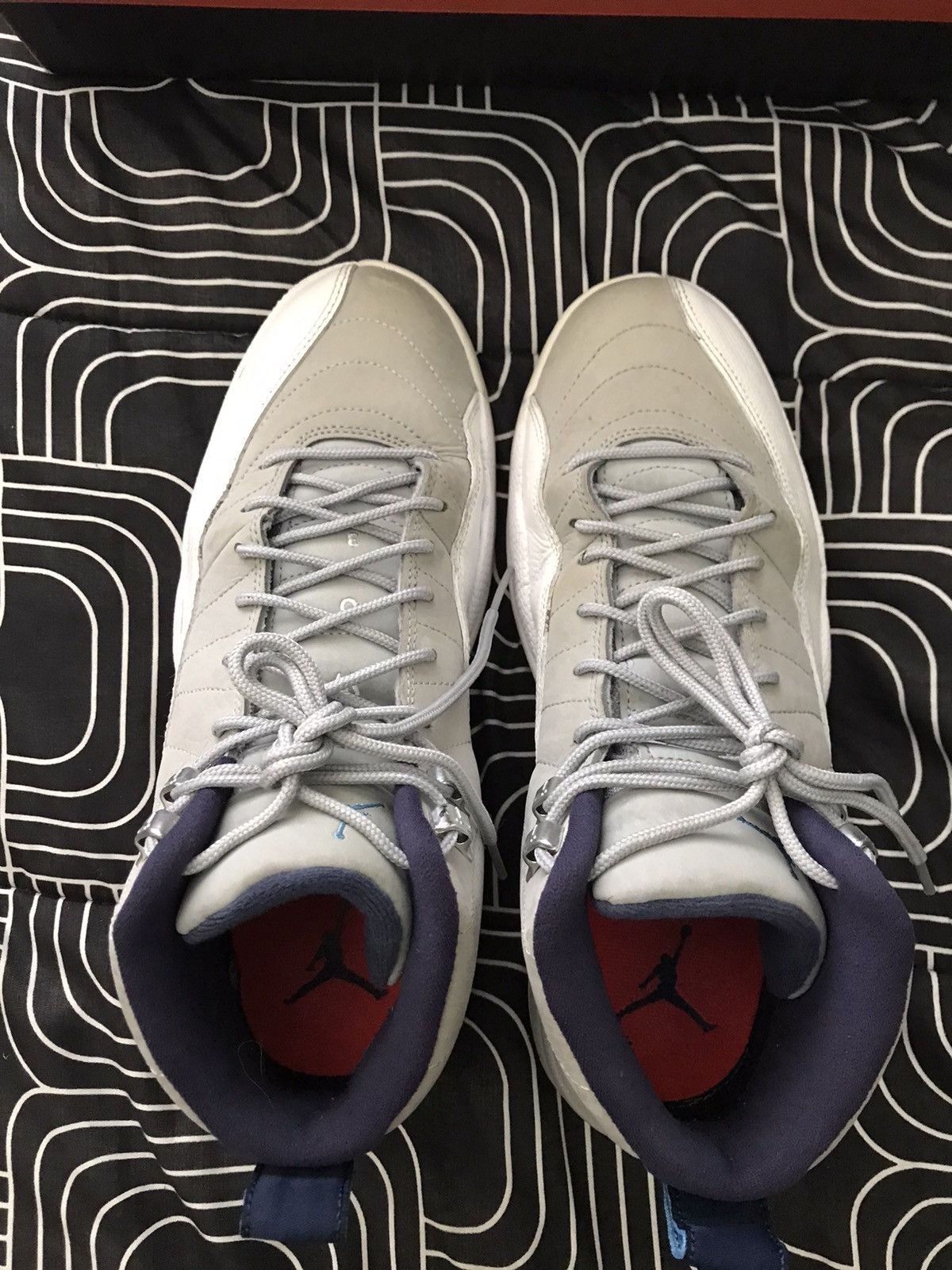 Jordan Brand × Nike Jordan 12 university blue Size: 9.5 Size US 9.5 / EU 42-43 - 9 Thumbnail