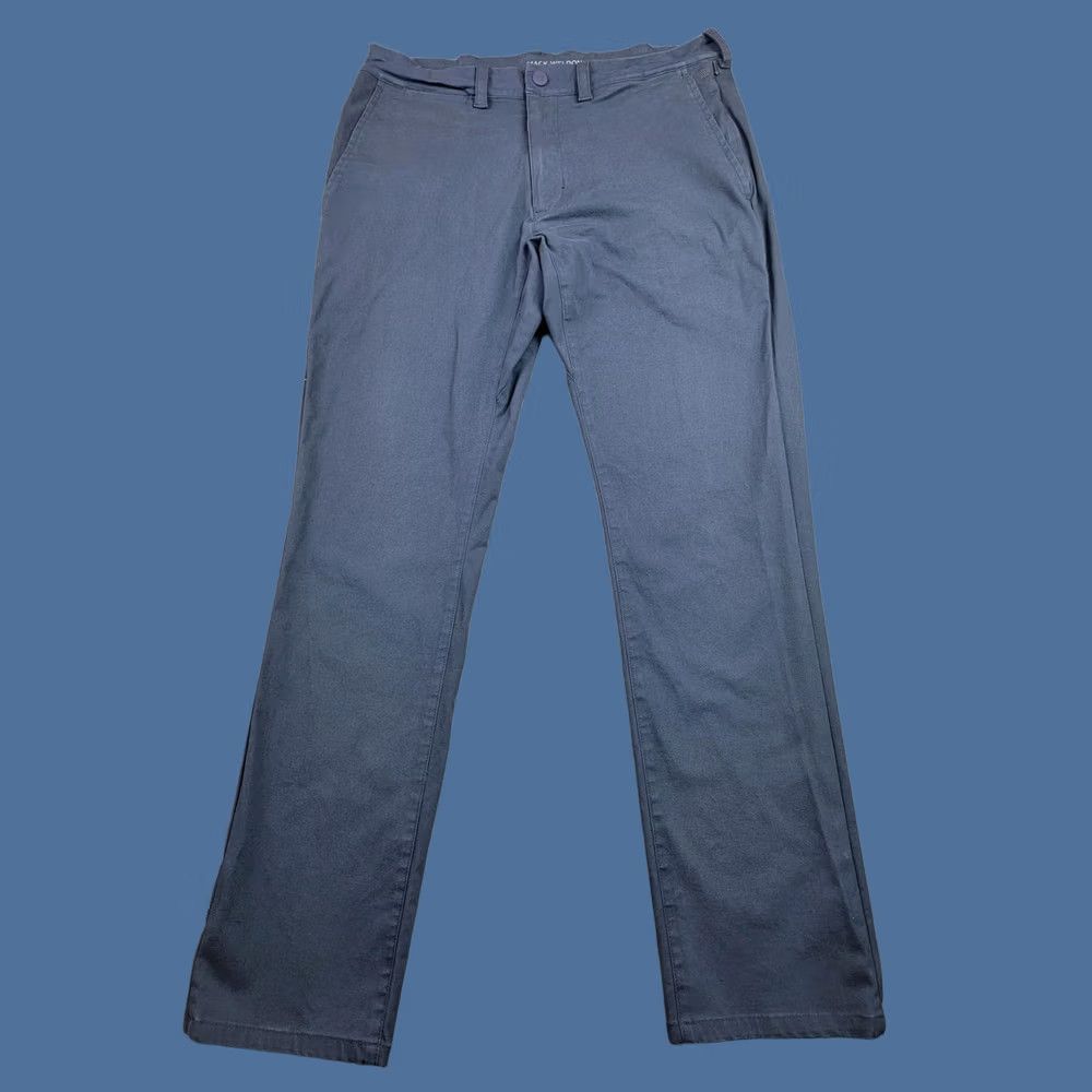 Vintage Mack Weldon Pants Mens 30x32 Blue Straight Fit Lyocell Cotton Stretch Casual Chino Size US 30 / EU 46 - 1 Thumbnail