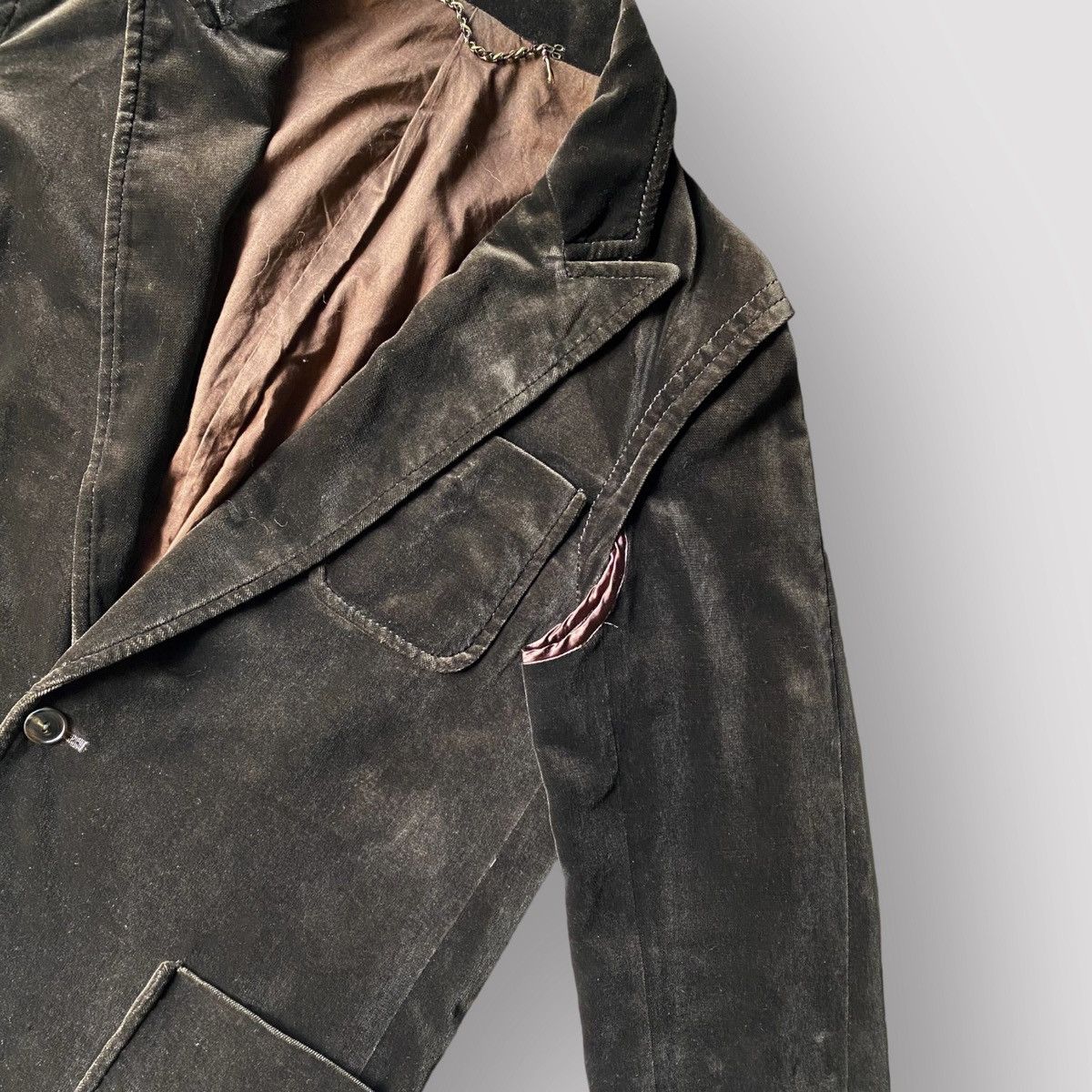 Number (N)ine N(N) X Niedieck Velvet Blazer AW01 Standards Size US L / EU 52-54 / 3 - 5 Thumbnail