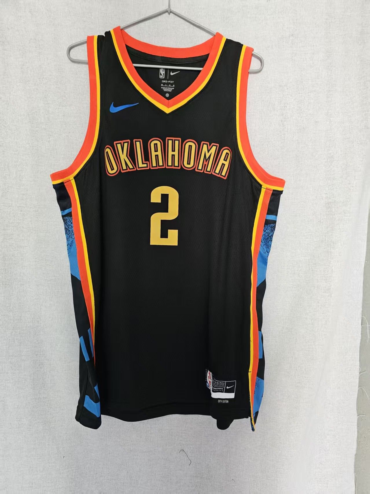 NBA Thunder #2 Shai Gilgeous-Alexander Jersey XL Size US XL / EU 56 / 4 - 1 Thumbnail