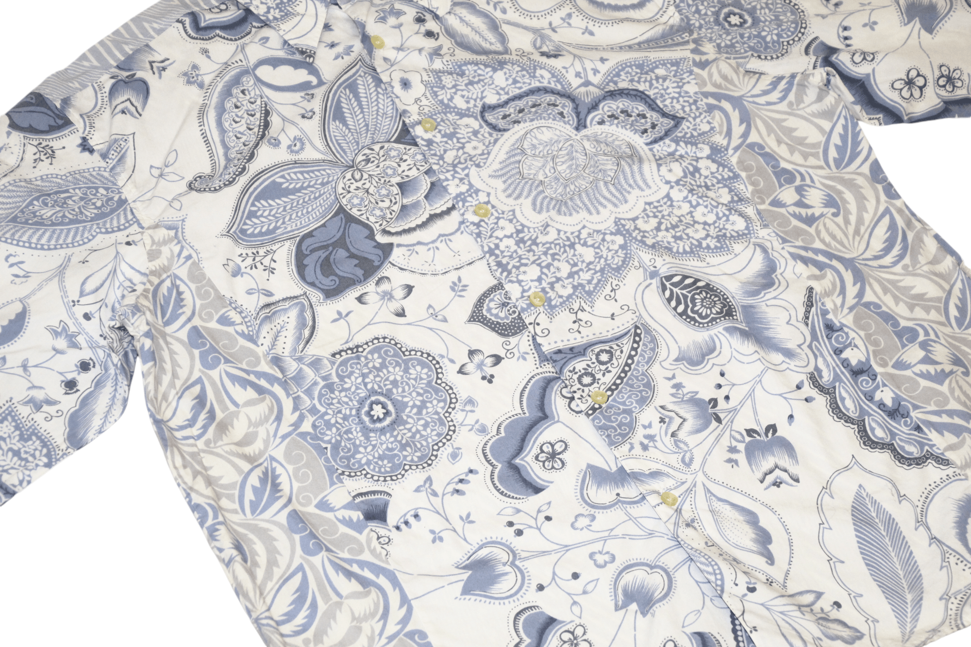 GF Ferre Gianfranco Ferre Jeans Baroque Floral Casual Shirt Size US XL / EU 56 / 4 - 4 Thumbnail