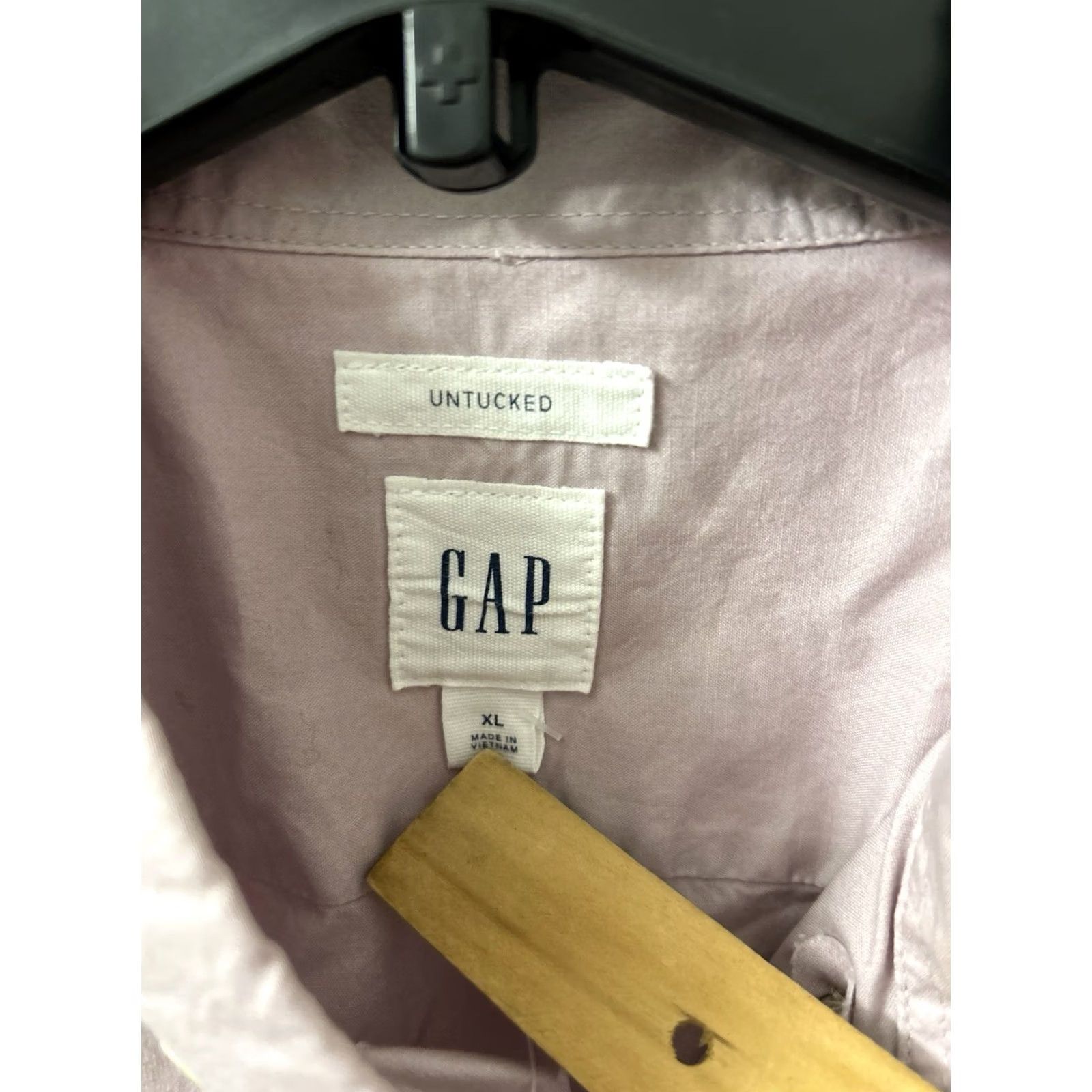 Gap GAP Oxford Shirt Mens XL Purple Untucked Fit Button-Down Long Sleeve NWT Size US XL / EU 56 / 4 - 6 Thumbnail