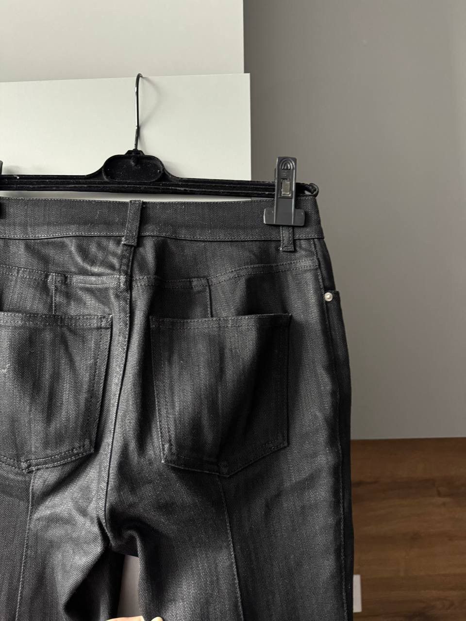 Alexander McQueen Alexander McQueen Flare Stretch Taped Jeans Size 26" / US 2 / IT 38 - 4 Thumbnail
