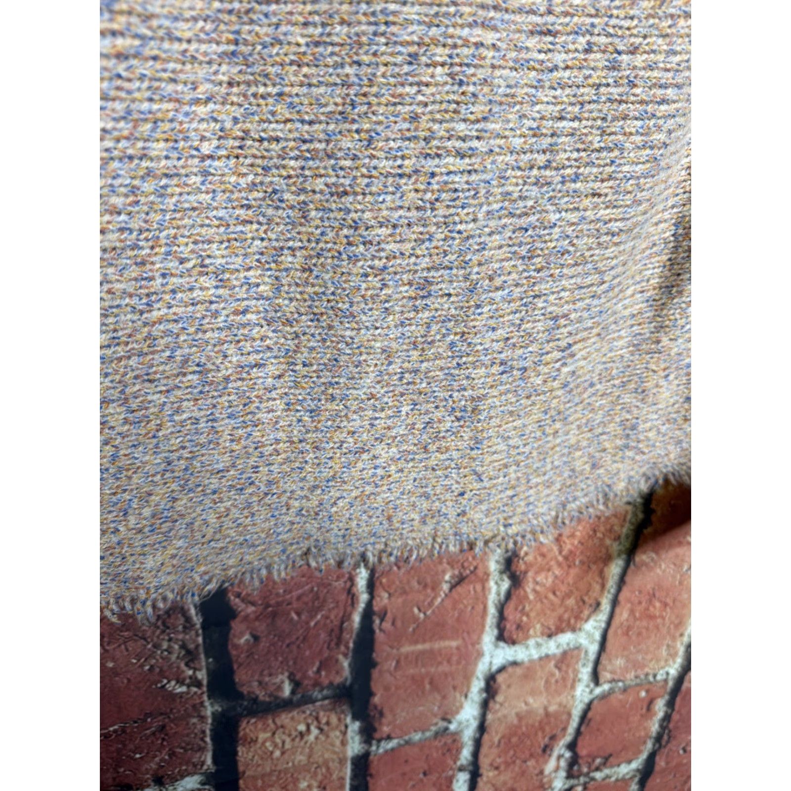 Eileen Fisher Eileen Fisher Womens Sweater Small Wool Blend Italian Yarn Fringe Hem Lagenlook Multicolor Knit Pullover Size S / US 4 / IT 40 - 3 Thumbnail