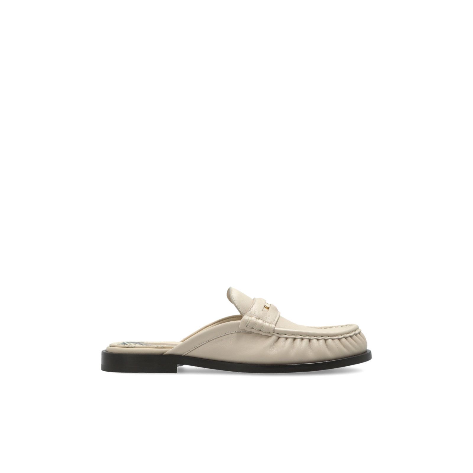 BURBERRY Cream Leather Shoes New & Authentic (Women's size:1
