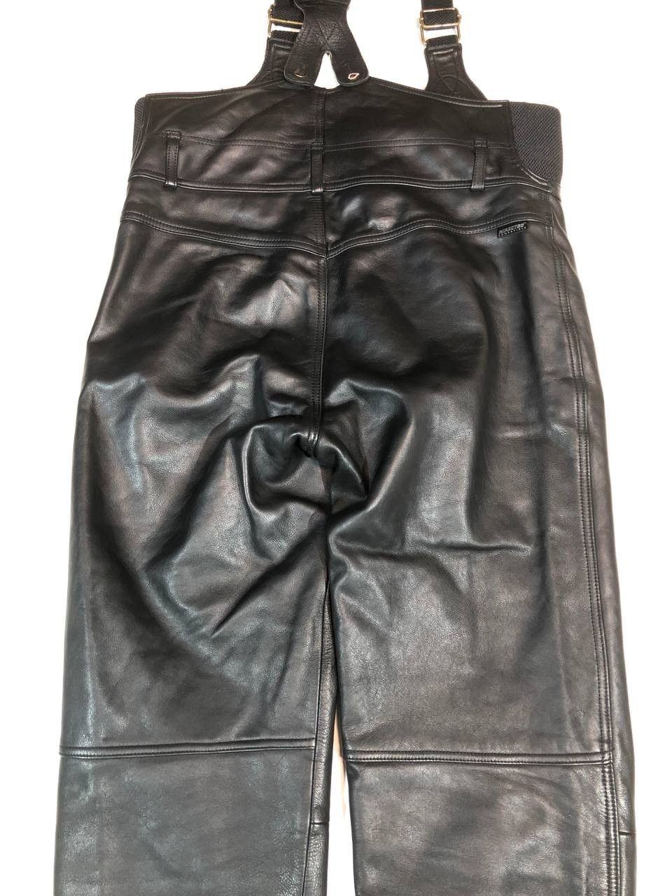 Leather Classic Gear Racing Moto Biker Leather Pants Vintage Size US 37 - 9 Thumbnail