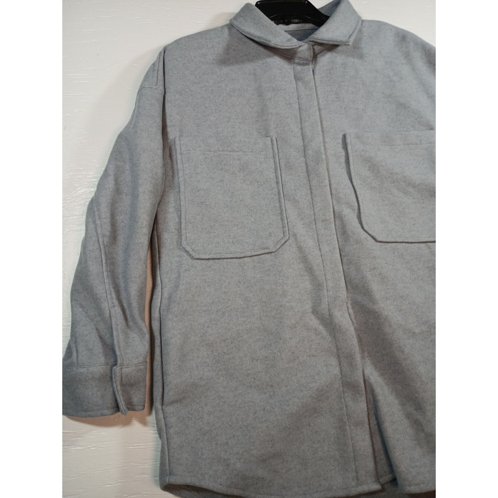 Other Merokeety (Medium) Unisex Gray Button Women's Coat Size M / US 6-8 / IT 42-44 - 12 Thumbnail